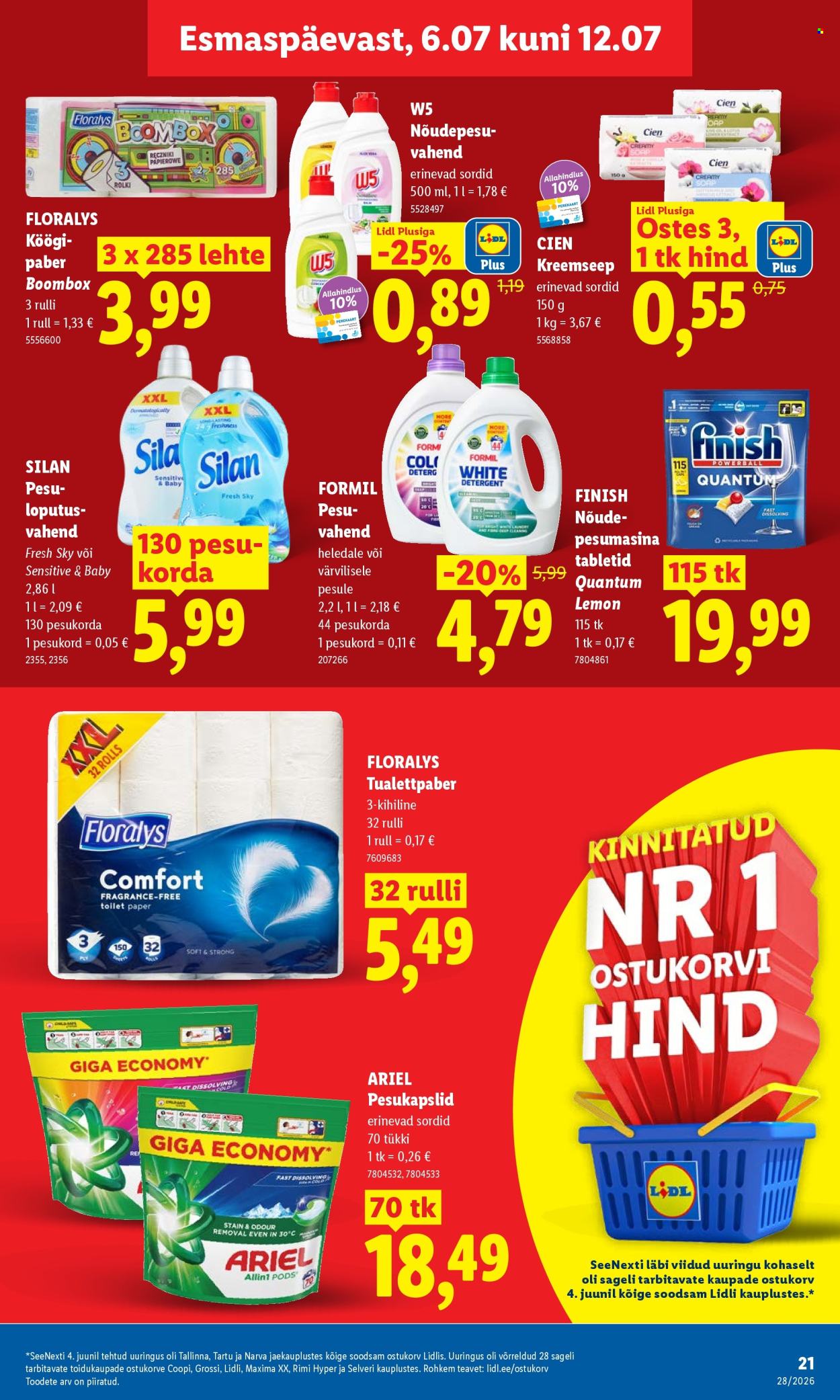 Lidl kliendileht - 06.07.2026 - 12.07.2026. Lehekülg 21