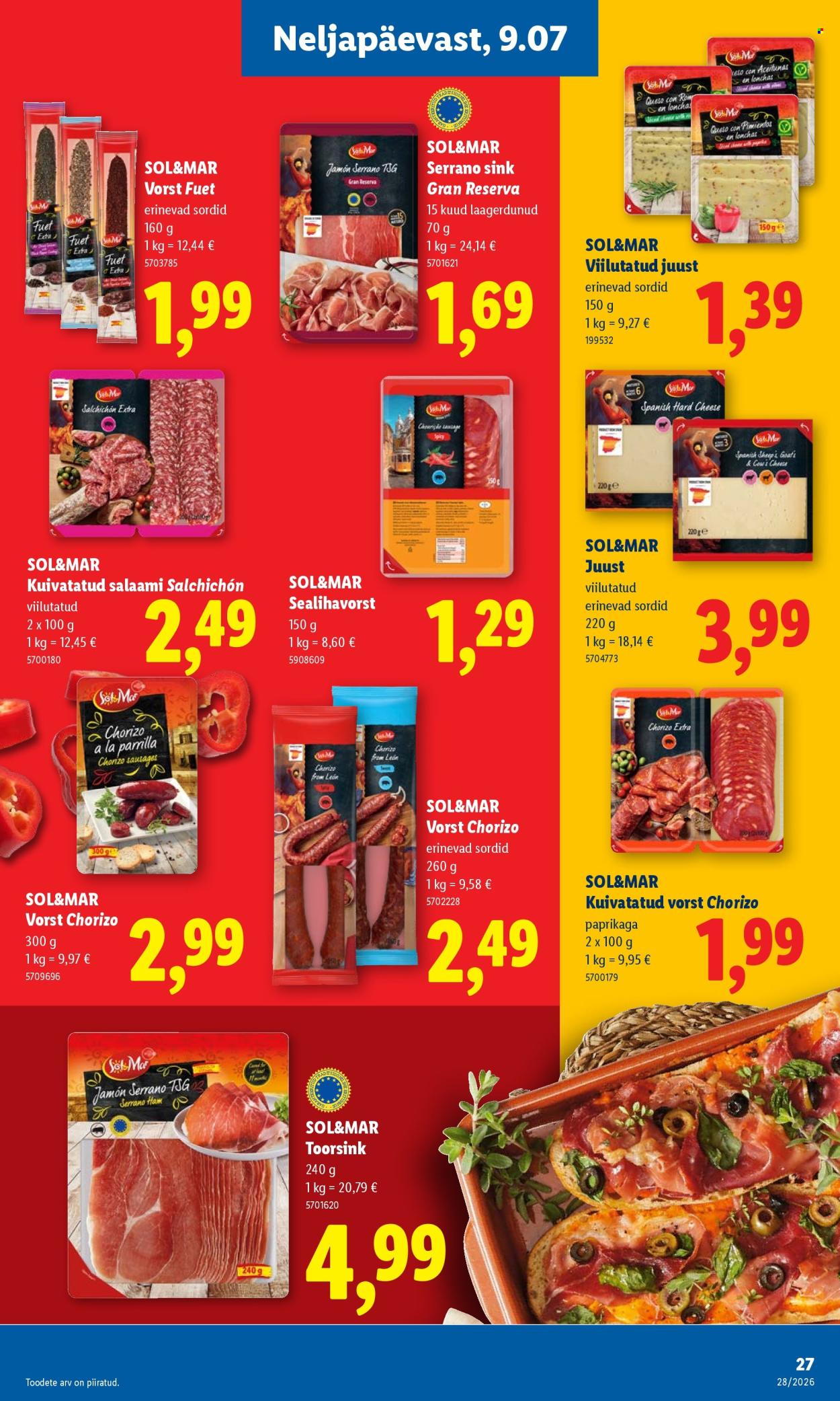 Lidl kliendileht - 06.07.2026 - 12.07.2026. Lehekülg 27