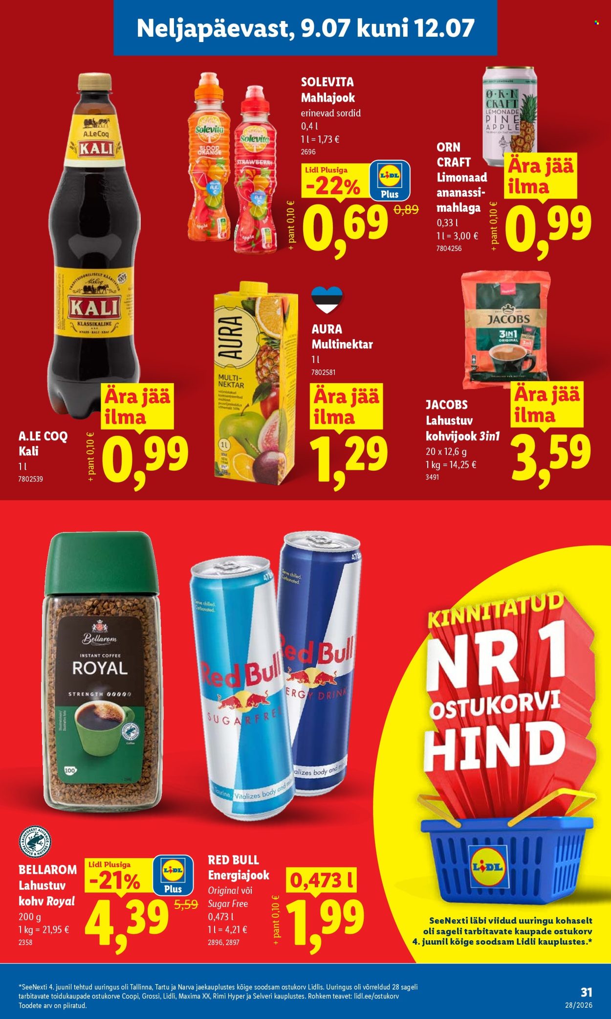 Lidl kliendileht - 06.07.2026 - 12.07.2026. Lehekülg 31