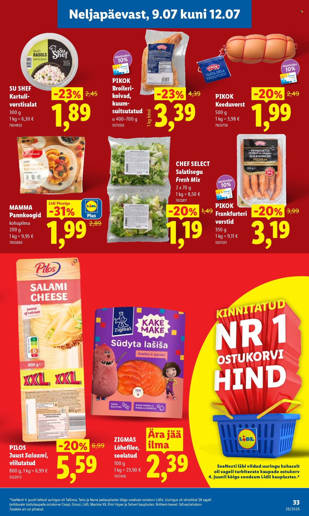 Lidl kliendileht - 06.07.2026 - 12.07.2026. Lehekülg 33