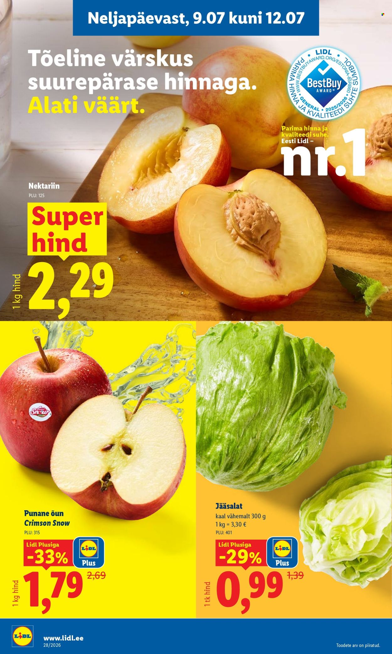 Lidl kliendileht - 06.07.2026 - 12.07.2026. Lehekülg 36