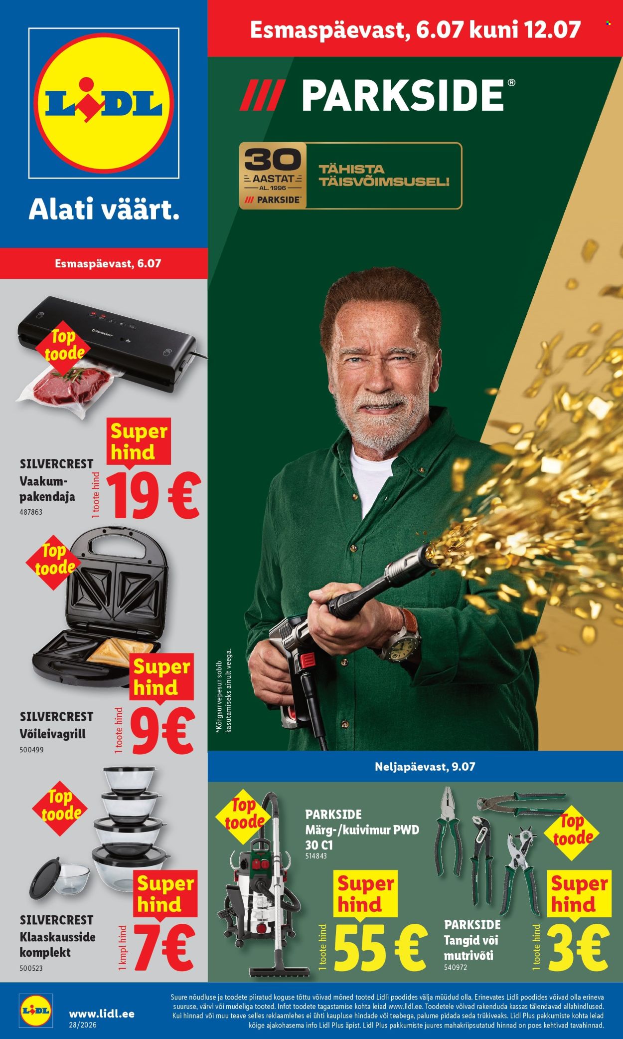 Lidl kliendileht - 06.07.2026 - 12.07.2026. Lehekülg 1