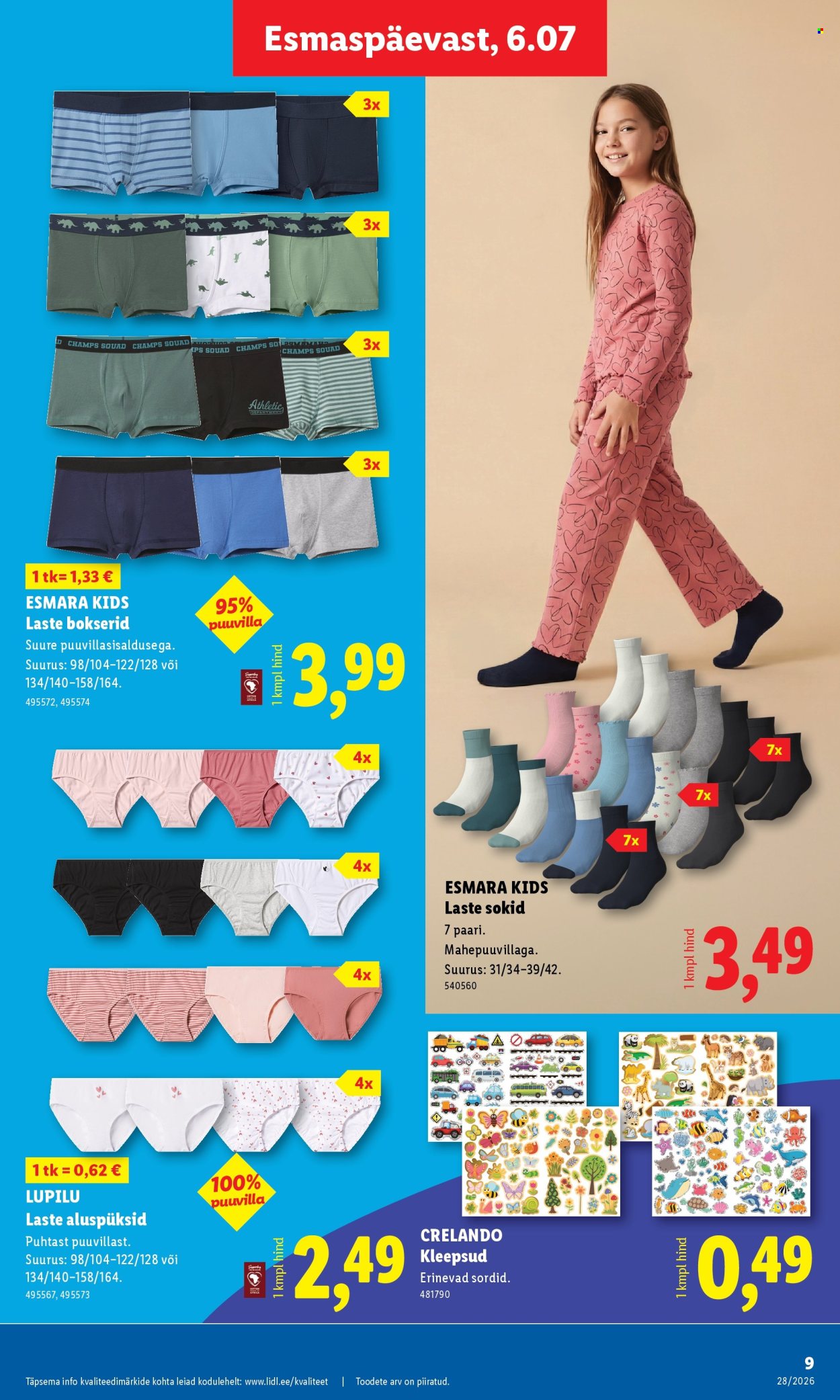 Lidl kliendileht - 06.07.2026 - 12.07.2026. Lehekülg 9