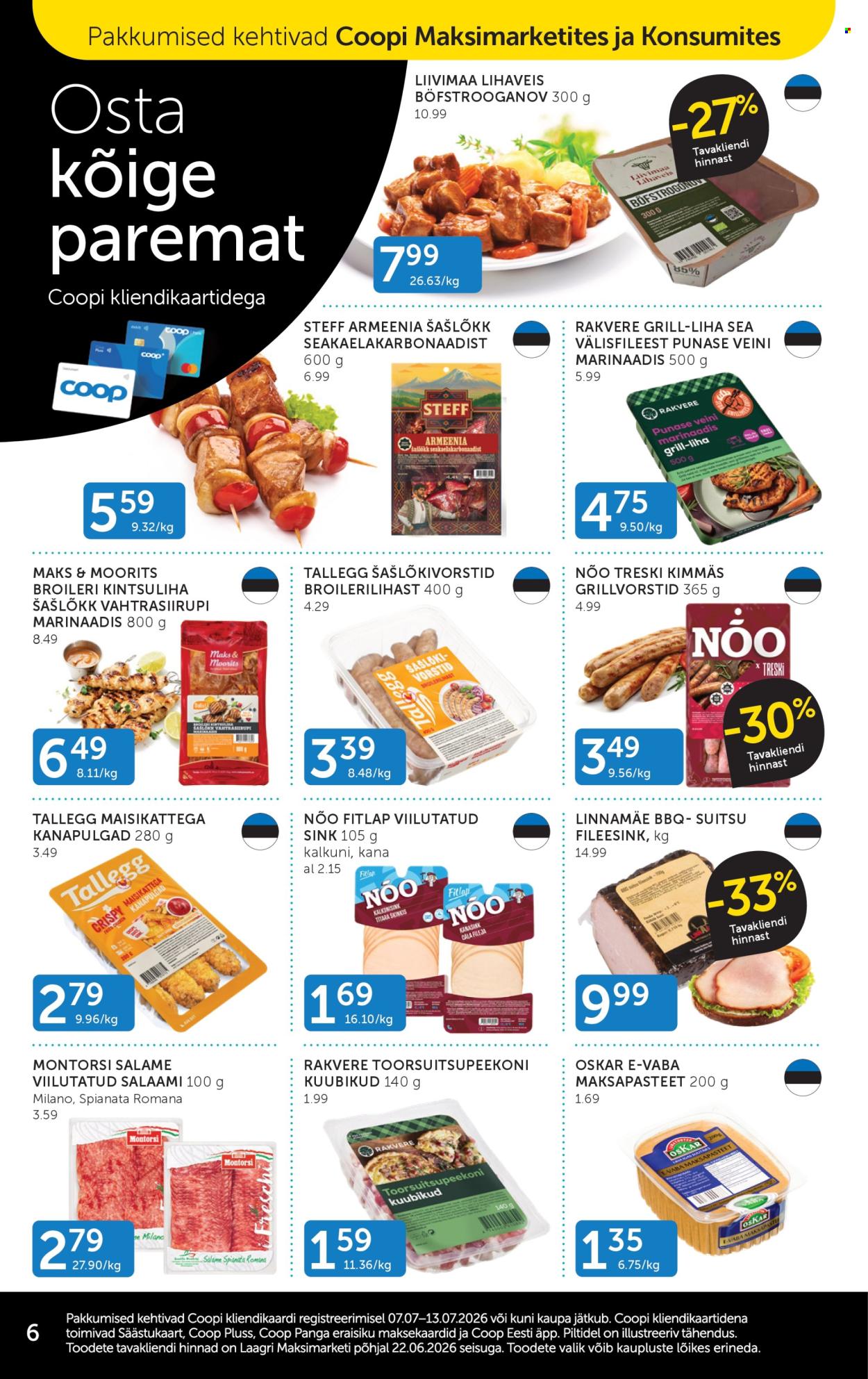 Coop kliendileht - 07.07.2026 - 13.07.2026. Lehekülg 6