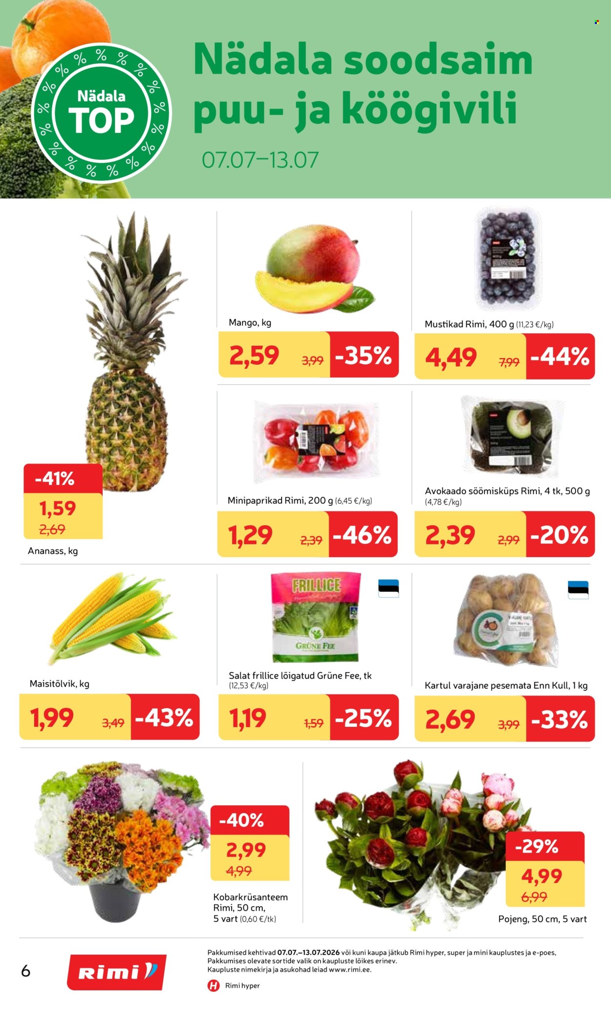 Rimi kliendileht - 07.07.2026 - 13.07.2026. Lehekülg 6