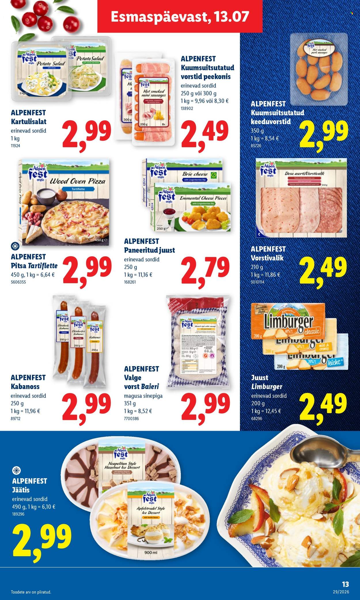 Lidl kliendileht - 13.07.2026 - 19.07.2026. Lehekülg 13