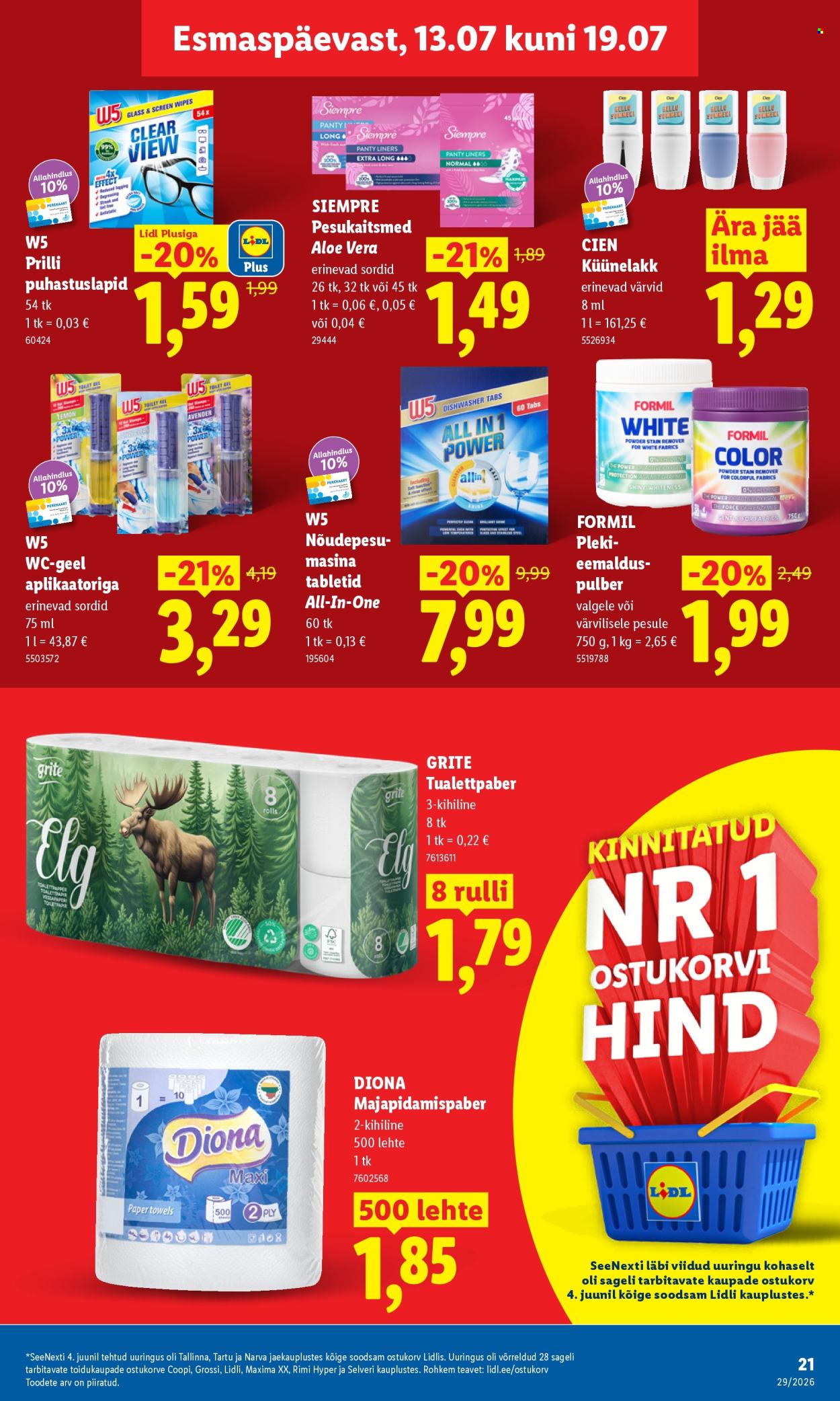 Lidl kliendileht - 13.07.2026 - 19.07.2026. Lehekülg 21
