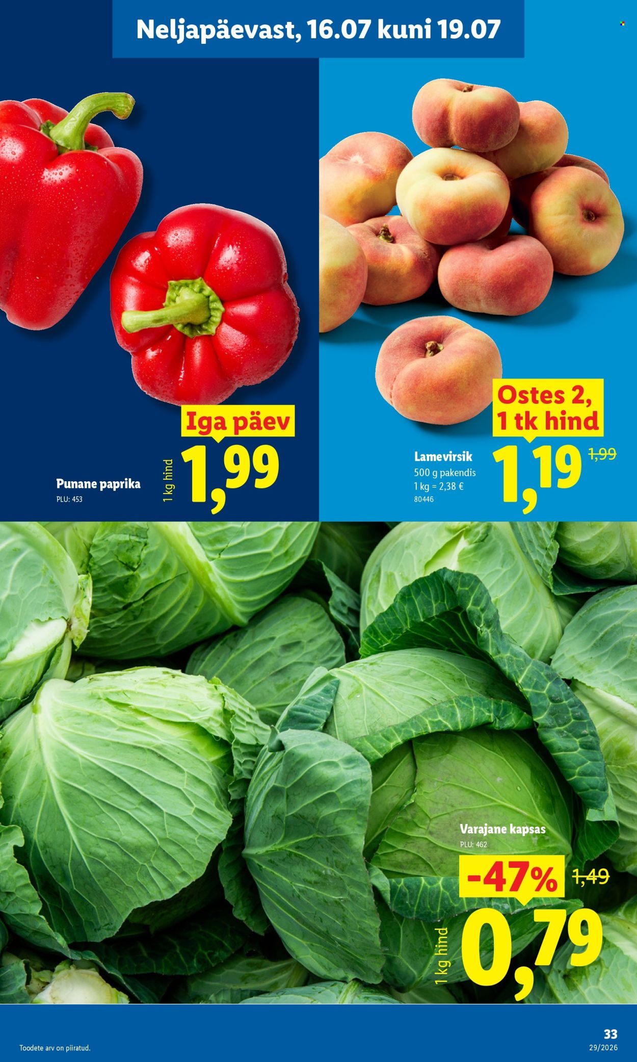 Lidl kliendileht - 13.07.2026 - 19.07.2026. Lehekülg 33
