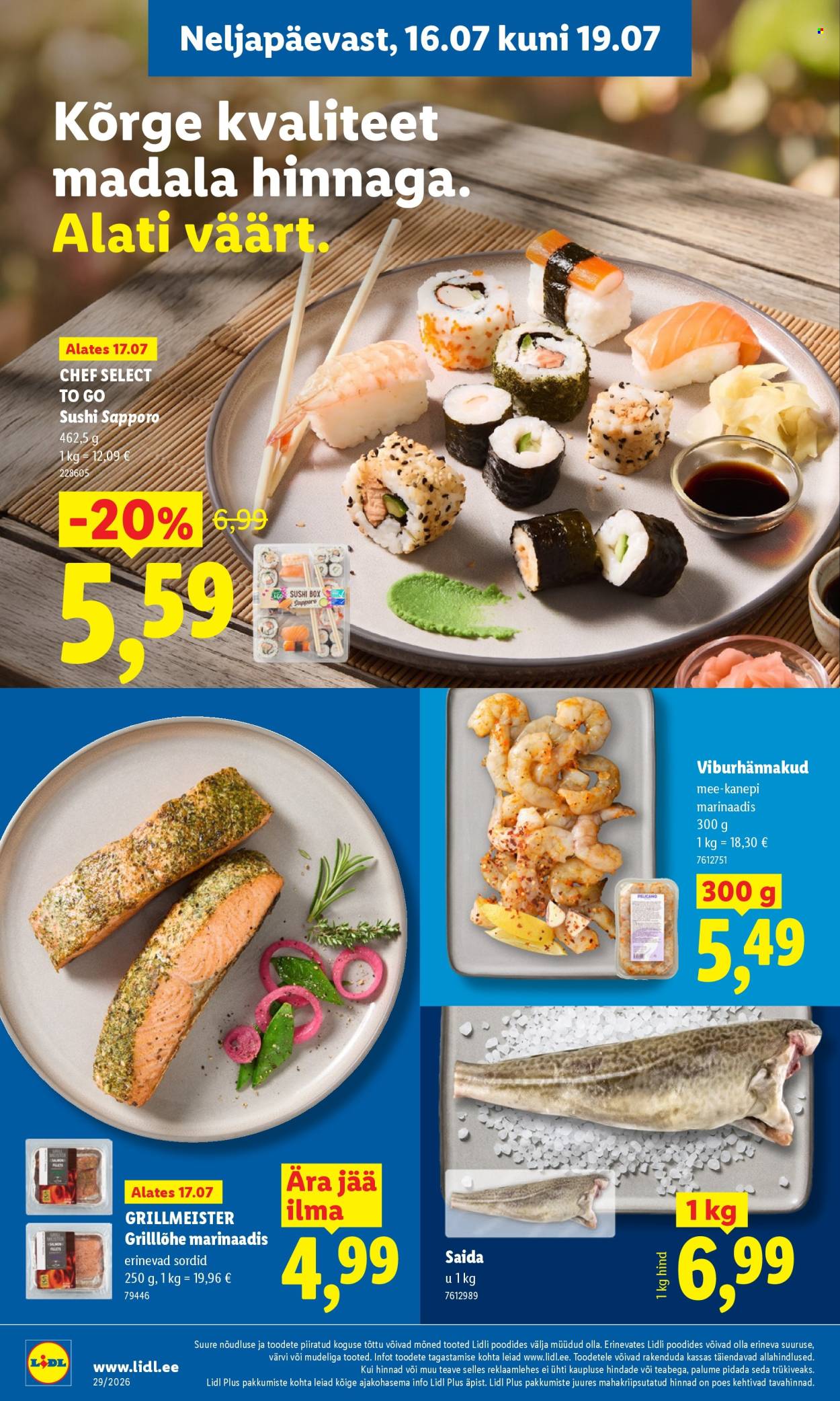 Lidl kliendileht - 13.07.2026 - 19.07.2026. Lehekülg 34