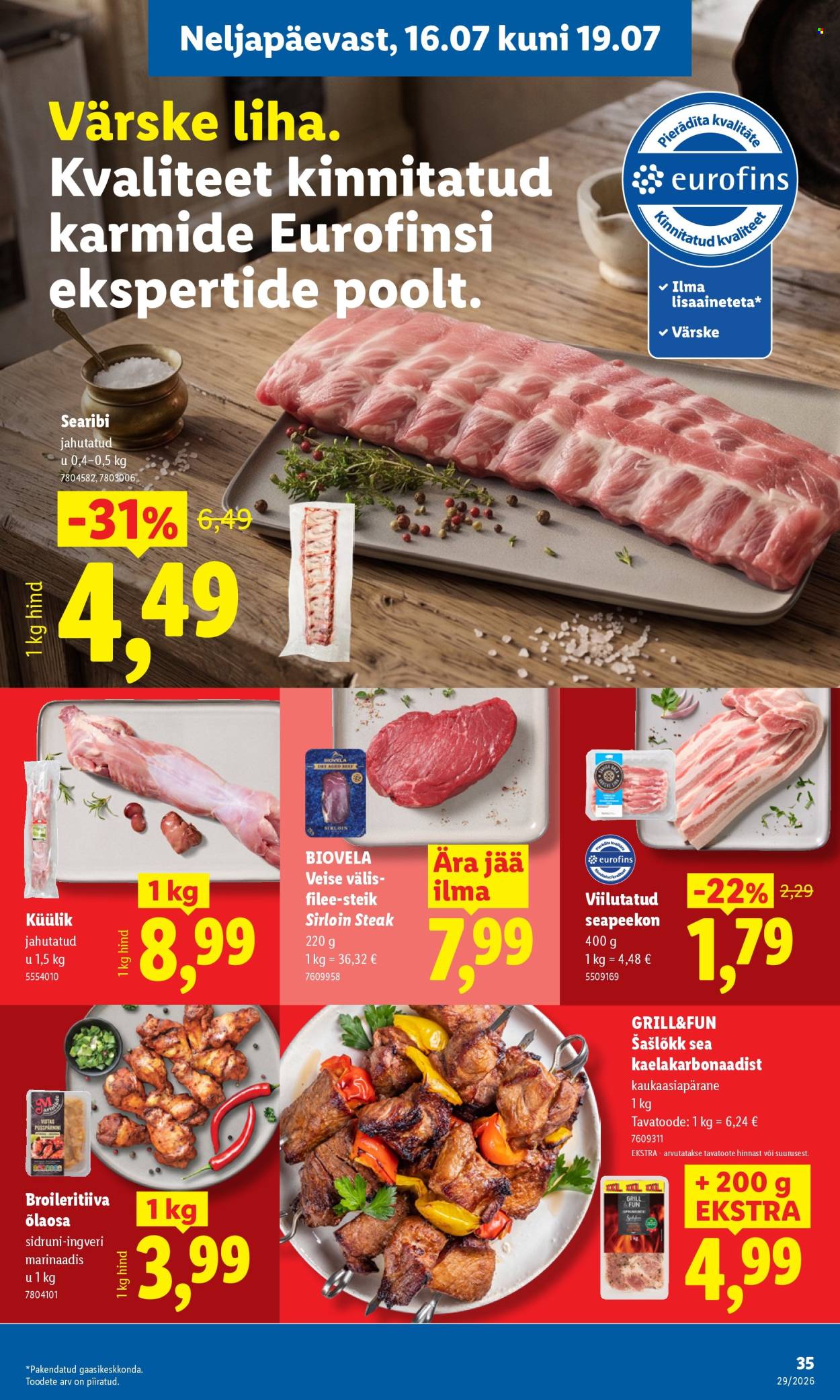 Lidl kliendileht - 13.07.2026 - 19.07.2026. Lehekülg 35