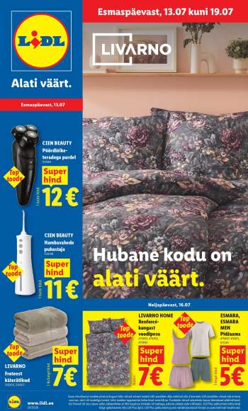 Kaupluse Lidl kliendileht - 13.07.2026 - 19.07.2026.