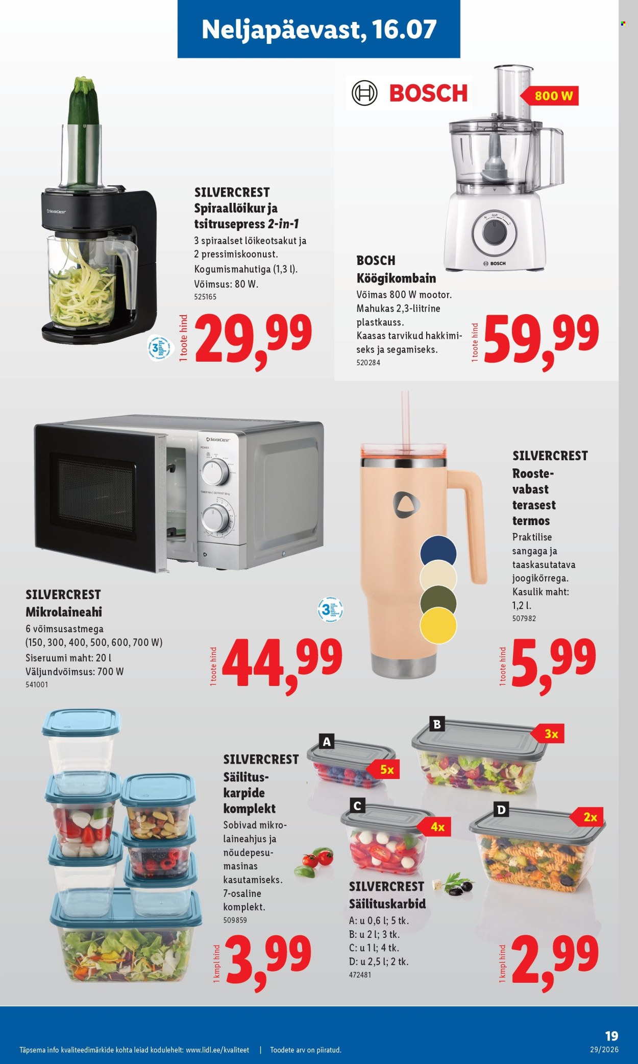 Lidl kliendileht - 13.07.2026 - 19.07.2026. Lehekülg 19