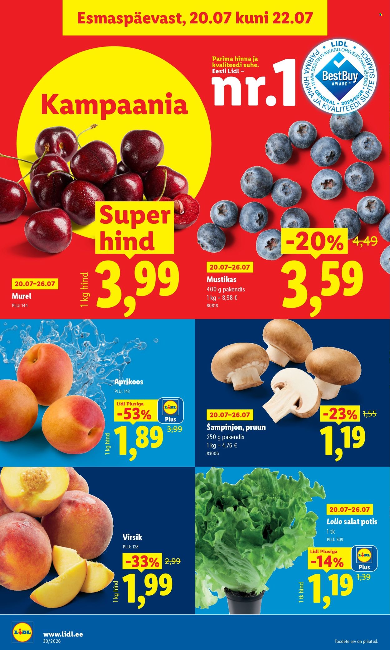 Lidl kliendileht - 20.07.2026 - 26.07.2026. Lehekülg 4