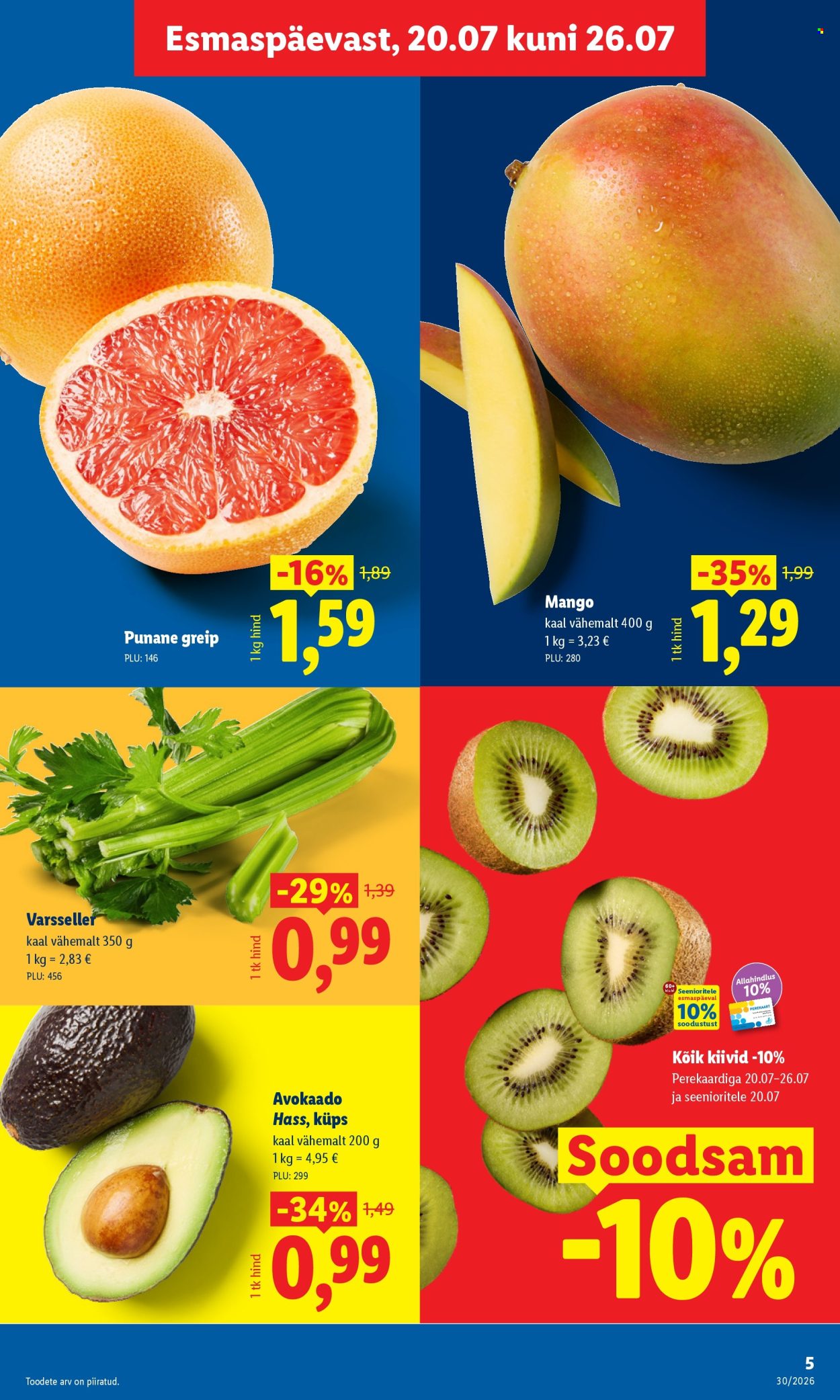 Lidl kliendileht - 20.07.2026 - 26.07.2026. Lehekülg 5