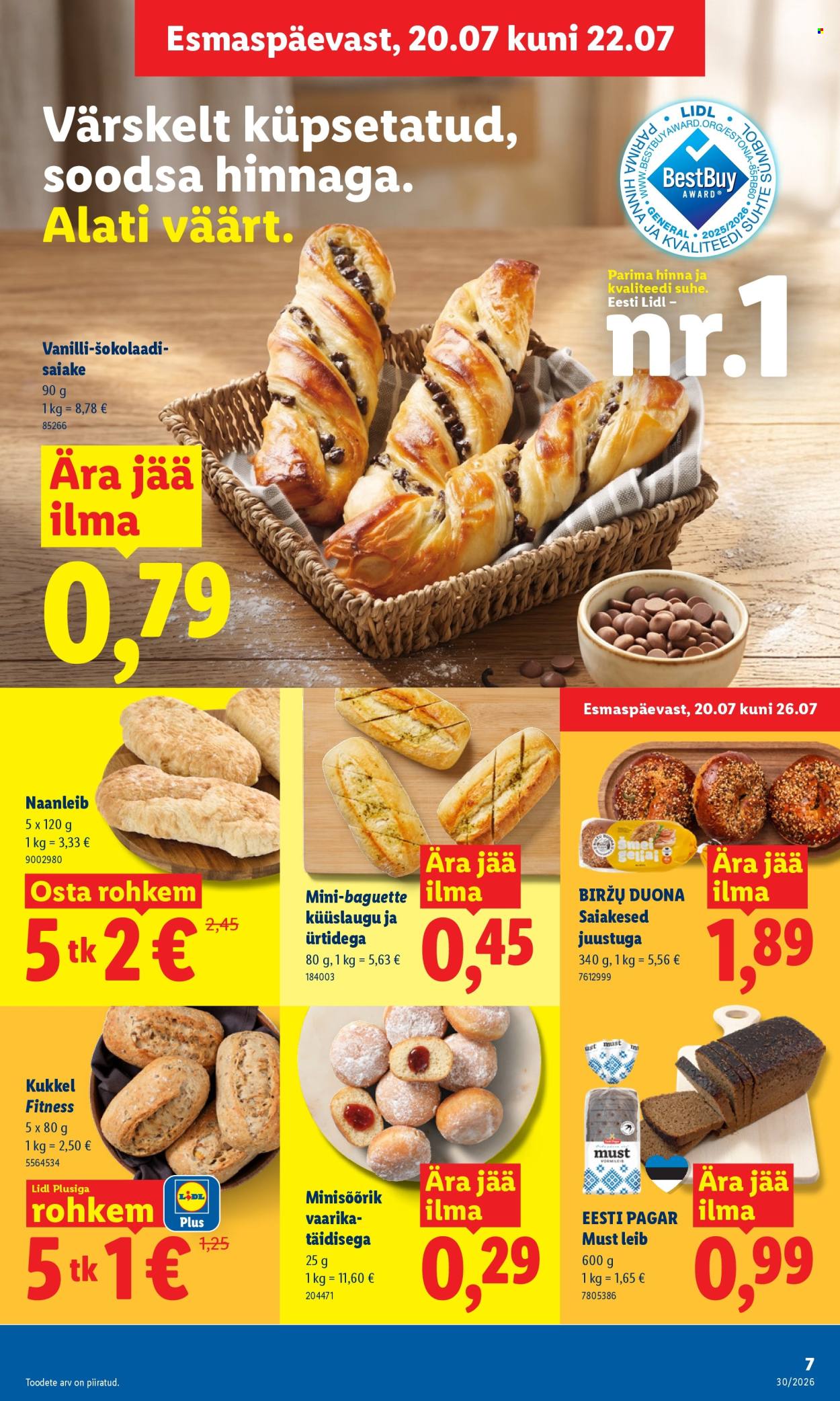 Lidl kliendileht - 20.07.2026 - 26.07.2026. Lehekülg 7