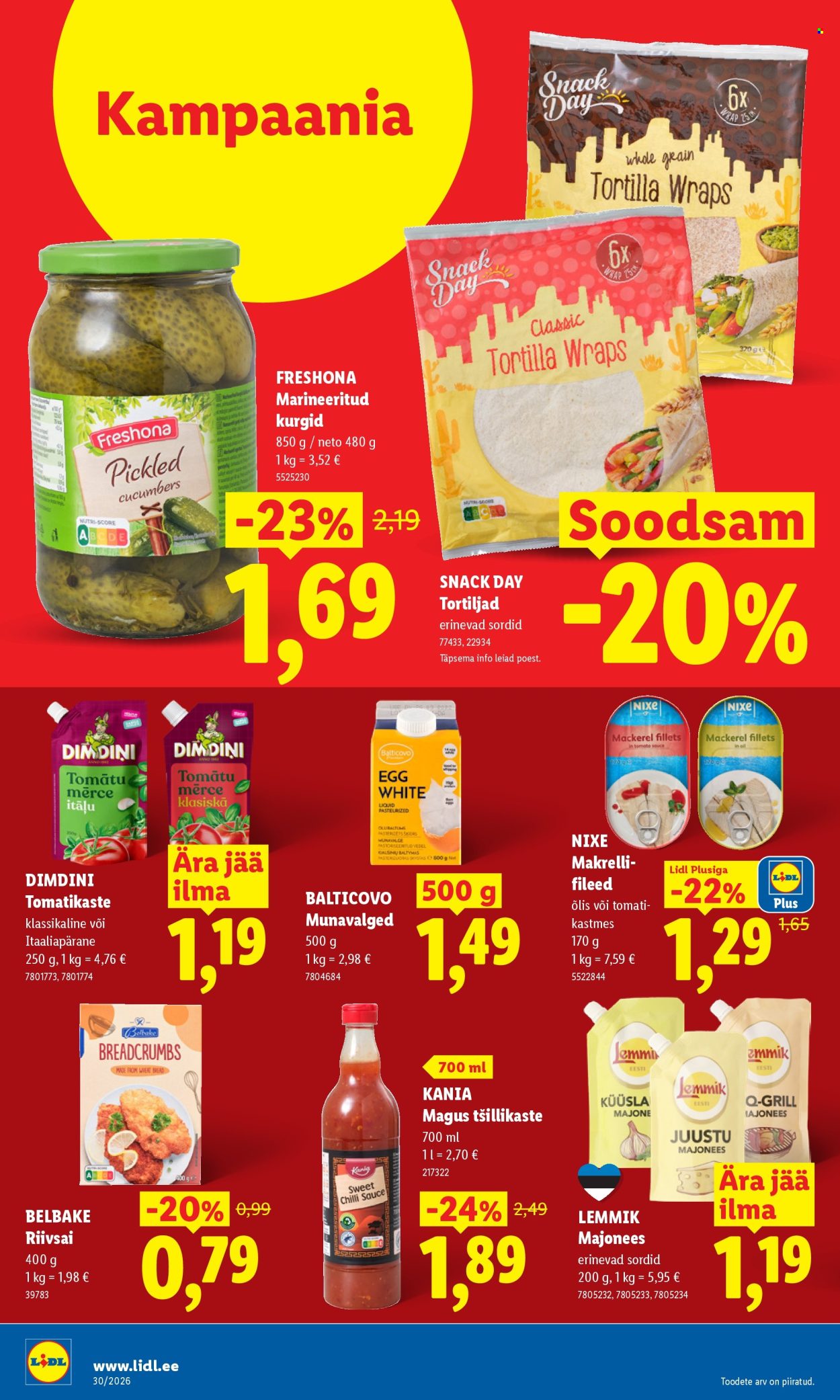 Lidl kliendileht - 20.07.2026 - 26.07.2026. Lehekülg 30