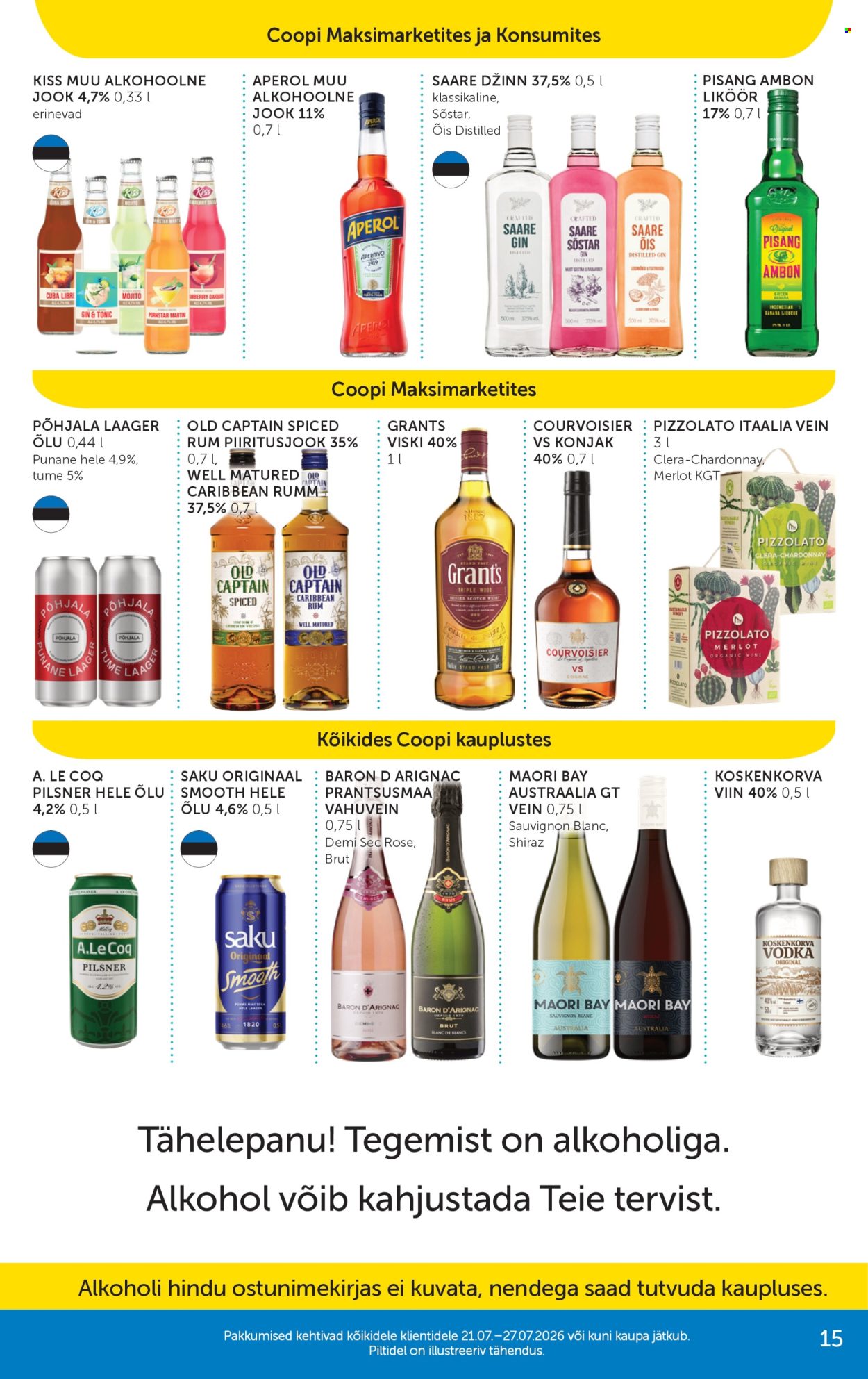 Coop kliendileht - 21.07.2026 - 27.07.2026. Lehekülg 15