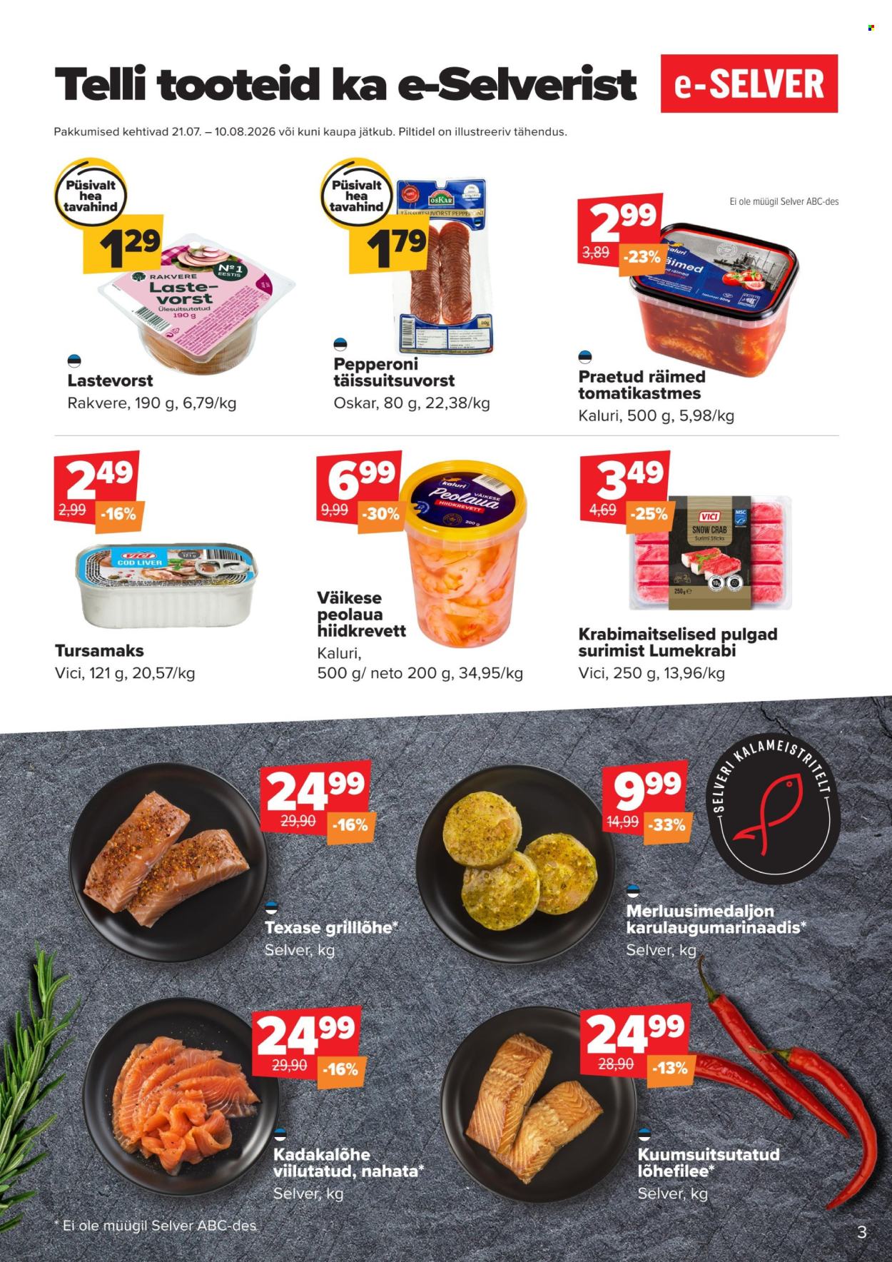Selver kliendileht - 21.07.2026 - 10.08.2026. Lehekülg 3
