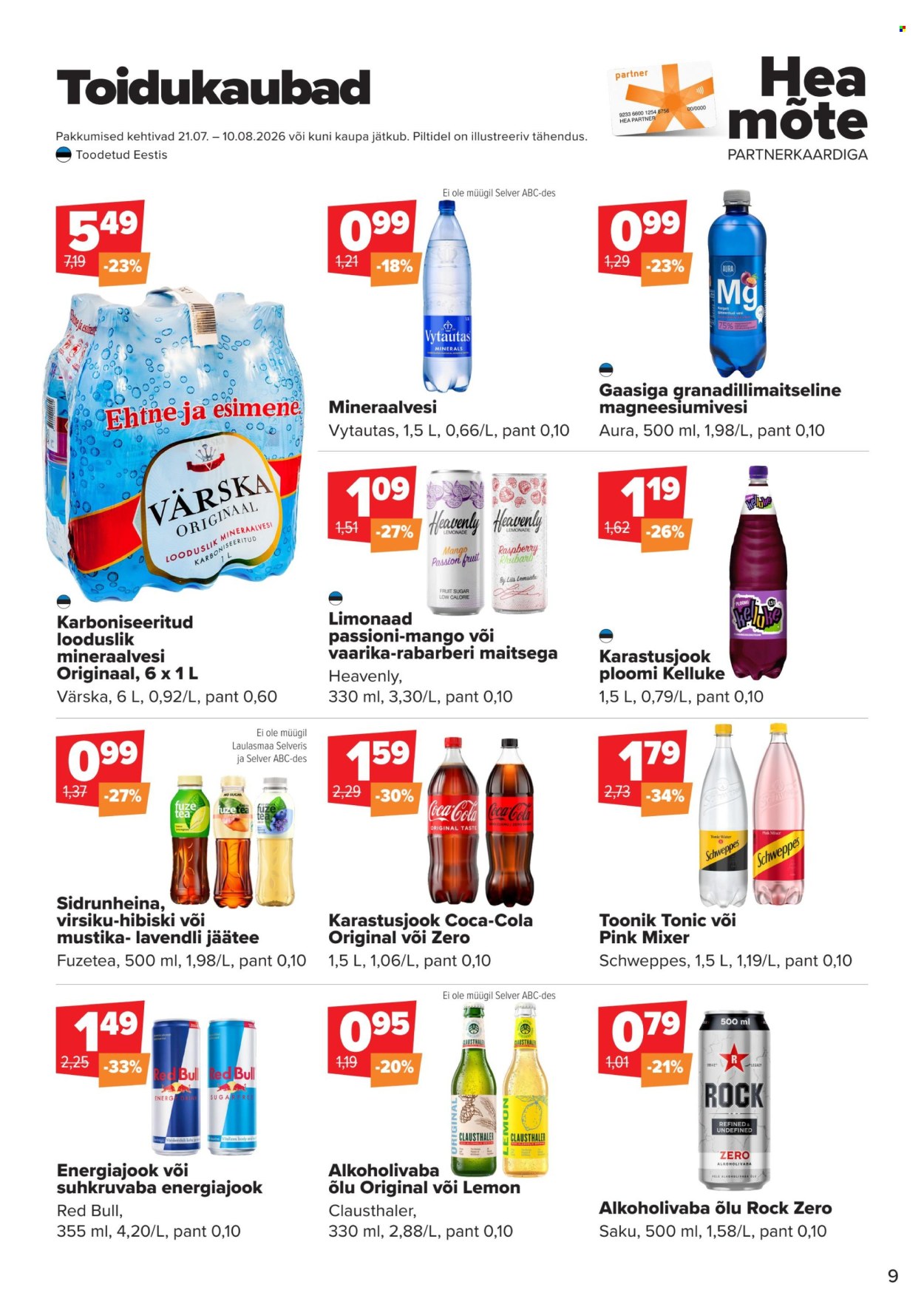 Selver kliendileht - 21.07.2026 - 10.08.2026. Lehekülg 9