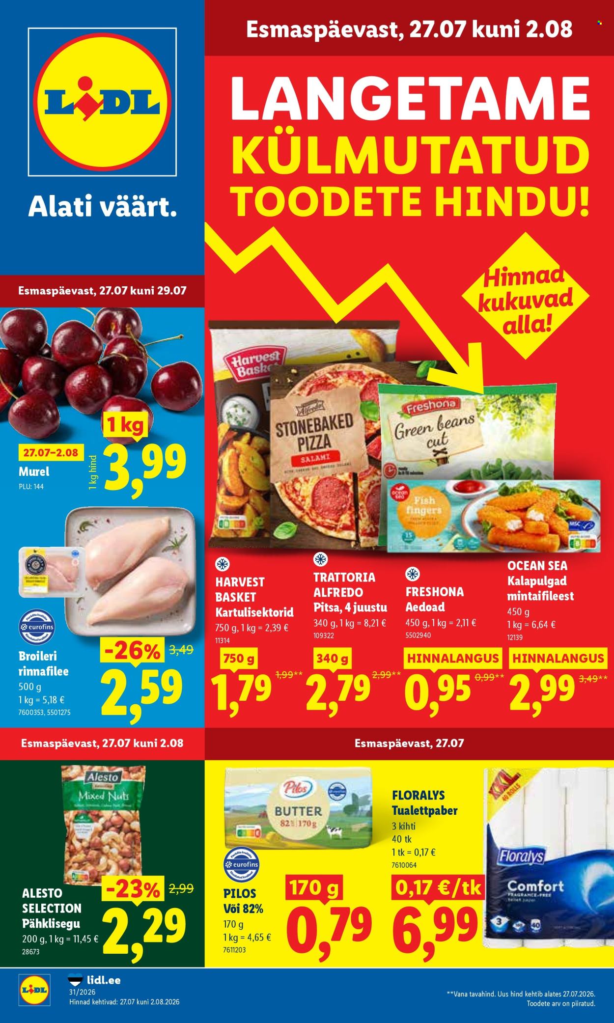 Lidl kliendileht - 27.07.2026 - 02.08.2026. Lehekülg 1