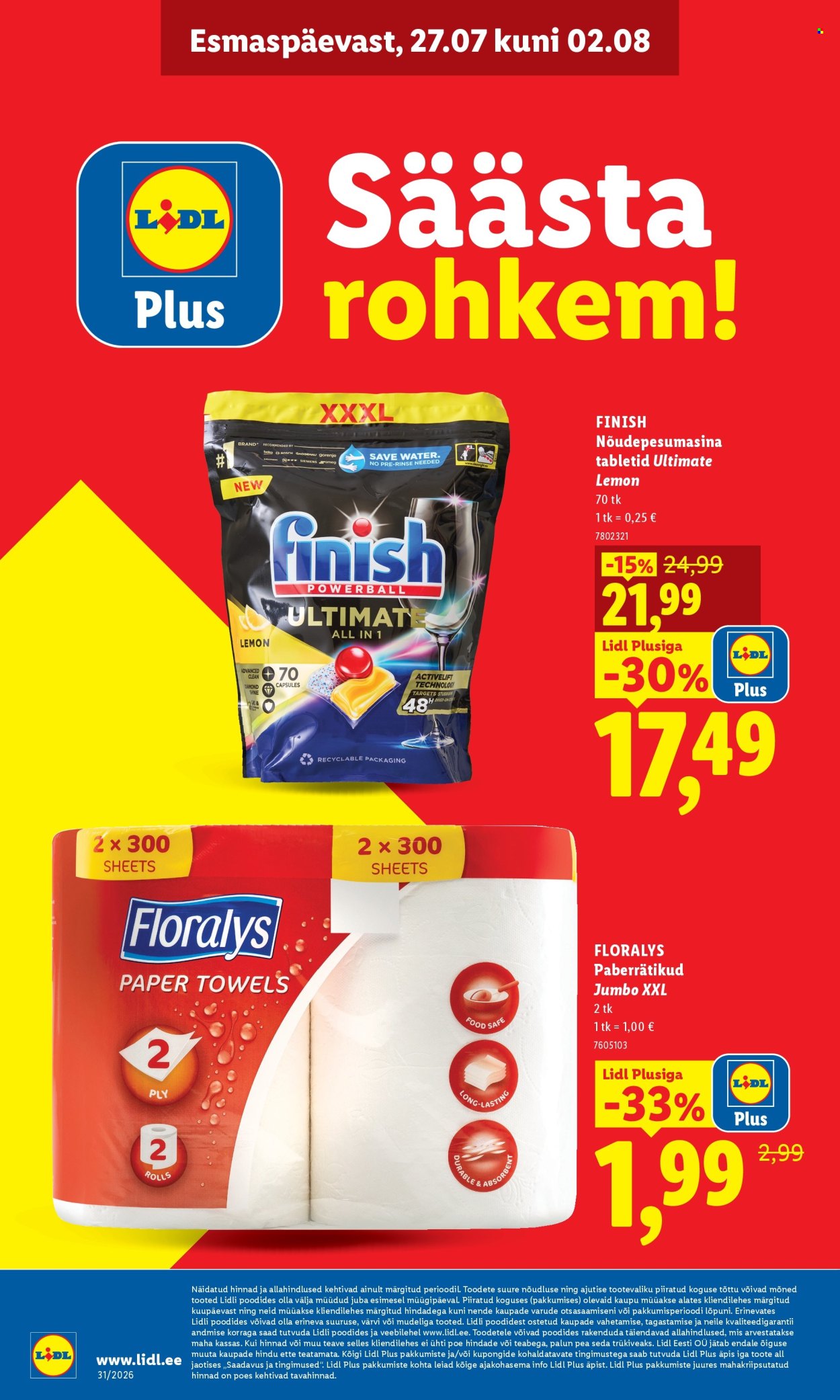 Lidl kliendileht - 27.07.2026 - 02.08.2026. Lehekülg 4