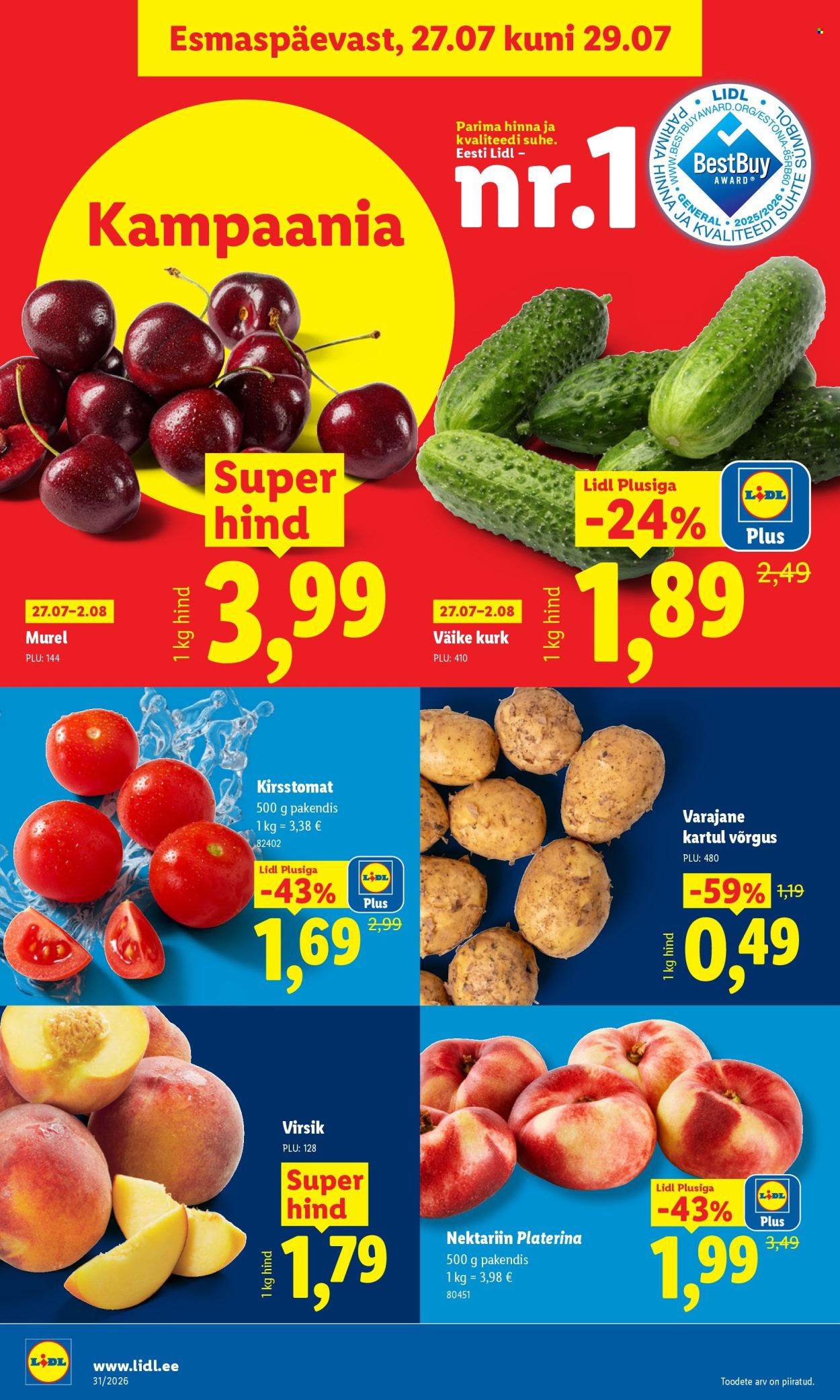 Lidl kliendileht - 27.07.2026 - 02.08.2026. Lehekülg 6