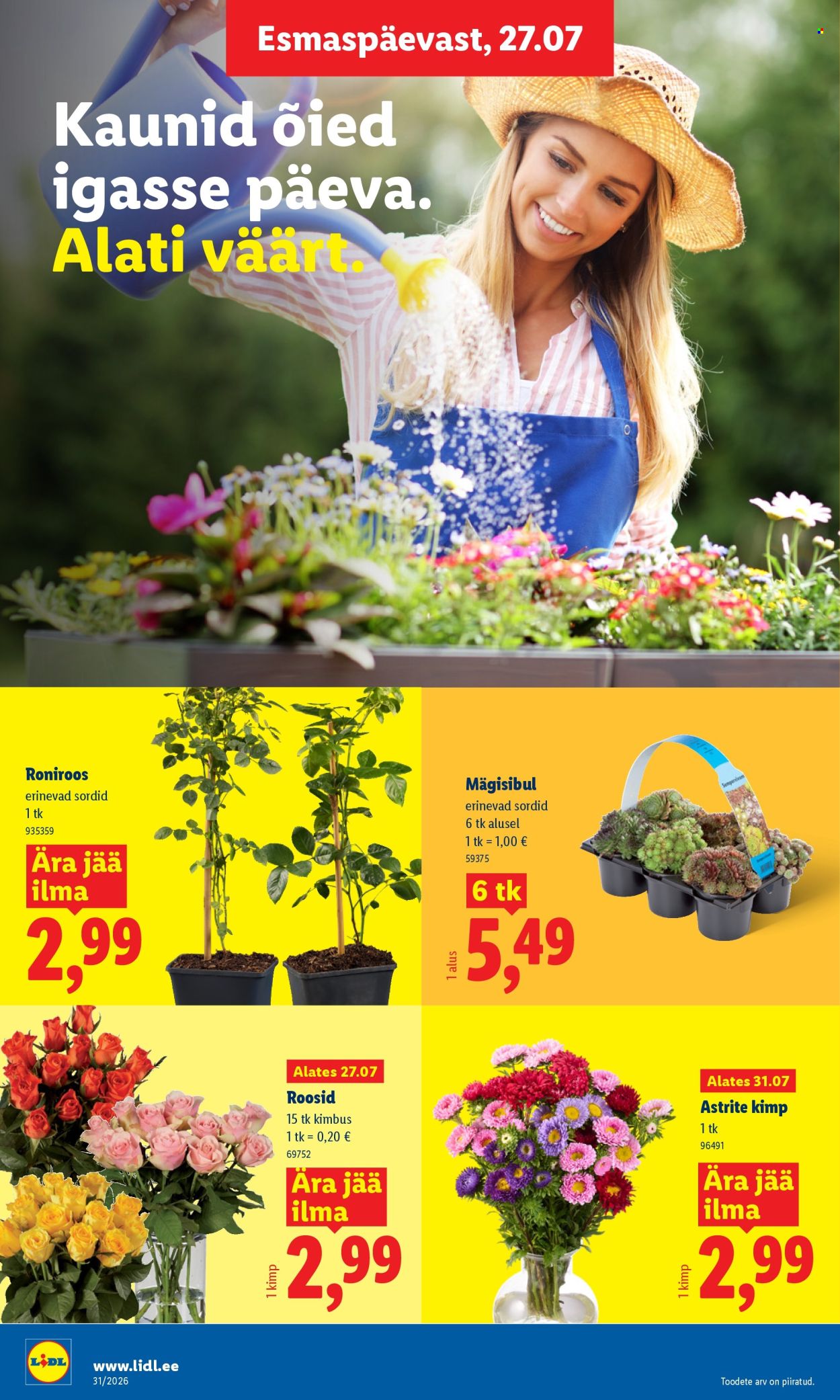 Lidl kliendileht - 27.07.2026 - 02.08.2026. Lehekülg 10