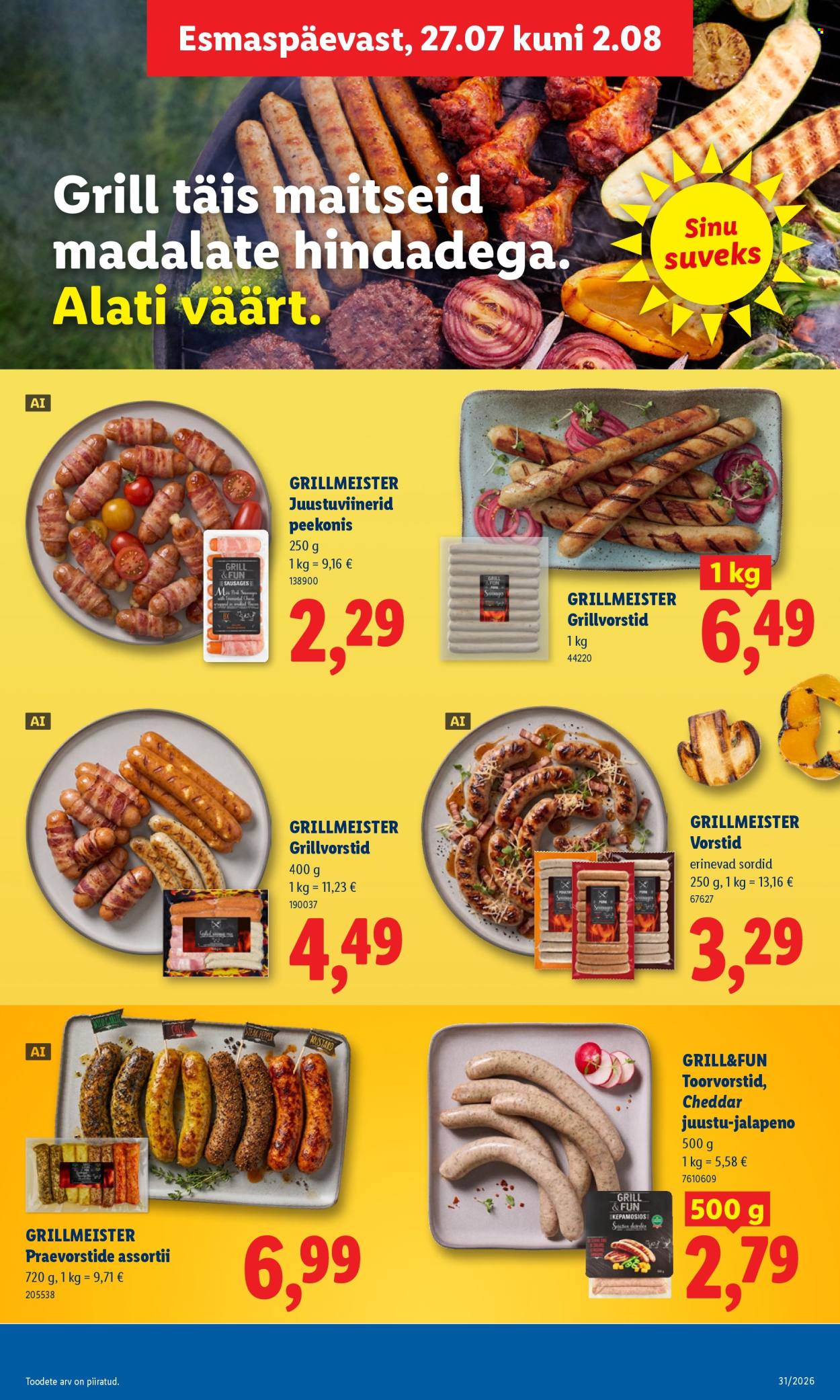 Lidl kliendileht - 27.07.2026 - 02.08.2026. Lehekülg 15