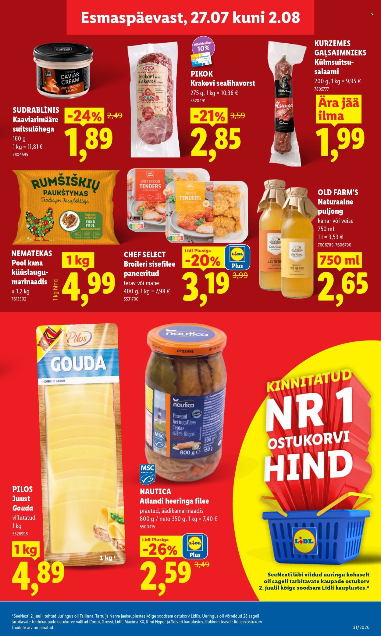 Lidl kliendileht - 27.07.2026 - 02.08.2026. Lehekülg 19