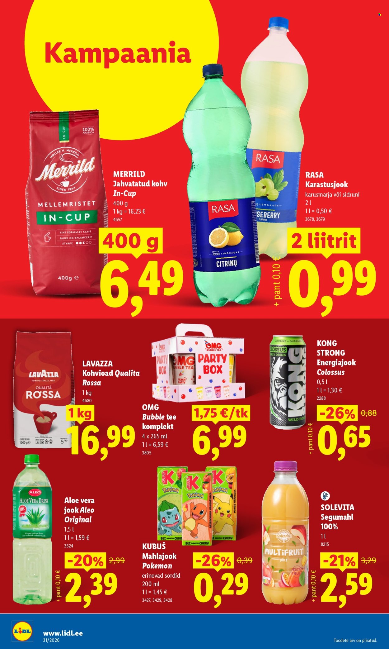 Lidl kliendileht - 27.07.2026 - 02.08.2026. Lehekülg 30