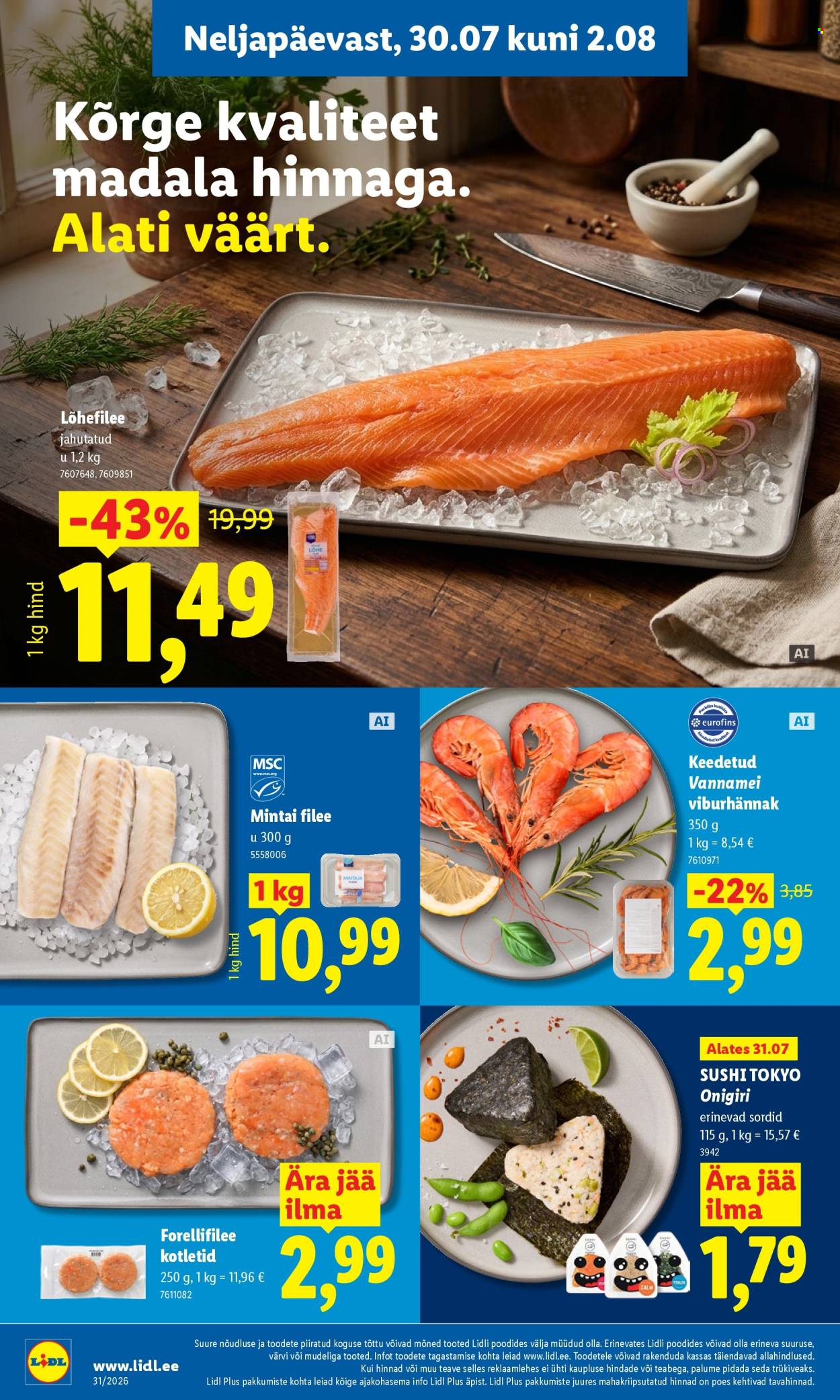 Lidl kliendileht - 27.07.2026 - 02.08.2026. Lehekülg 38