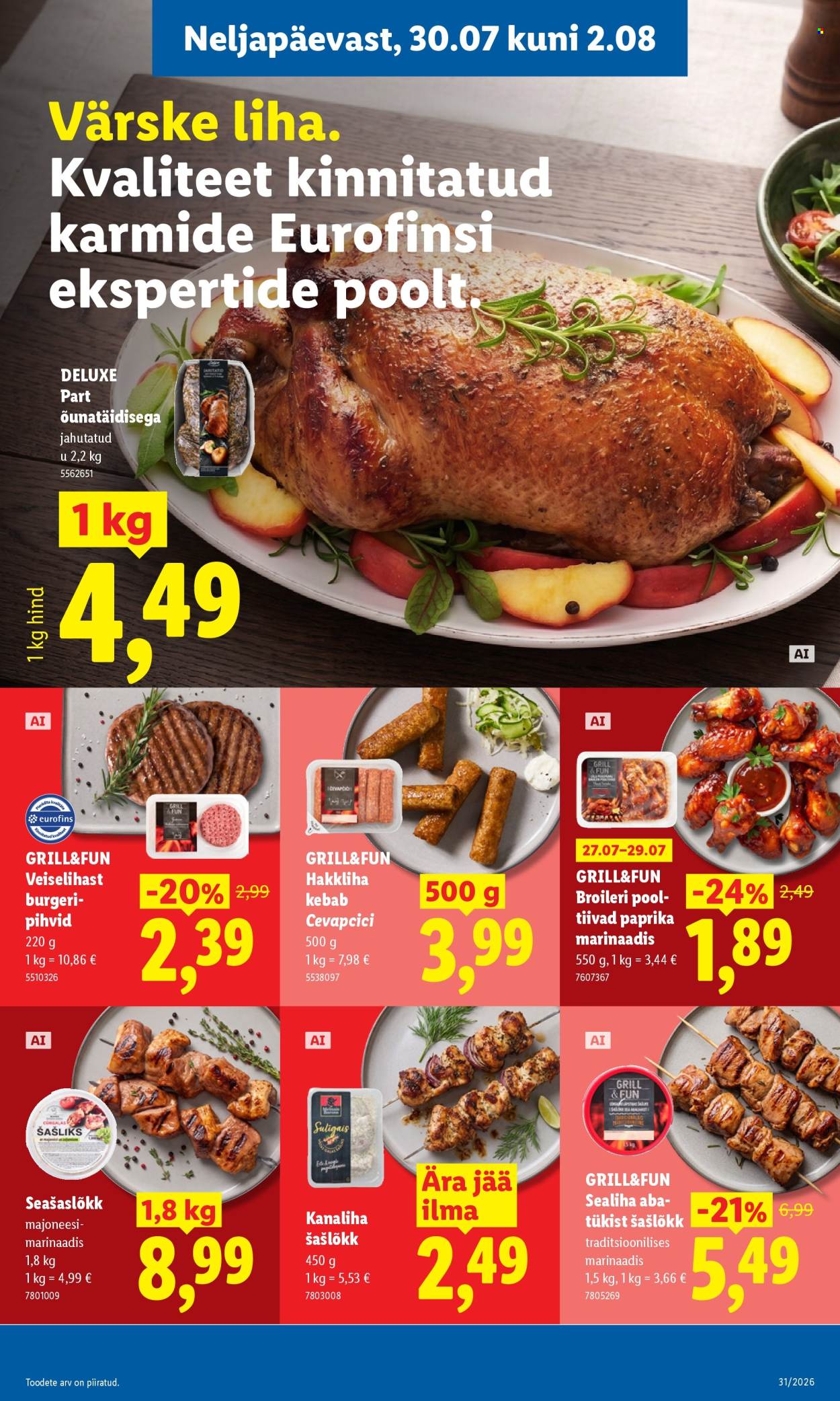 Lidl kliendileht - 27.07.2026 - 02.08.2026. Lehekülg 39