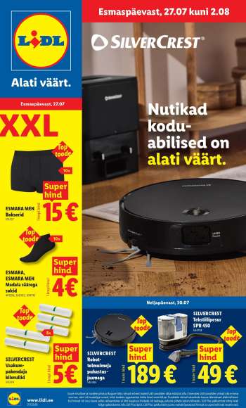 Kaupluse Lidl kliendileht - 27.07.2026 - 02.08.2026.