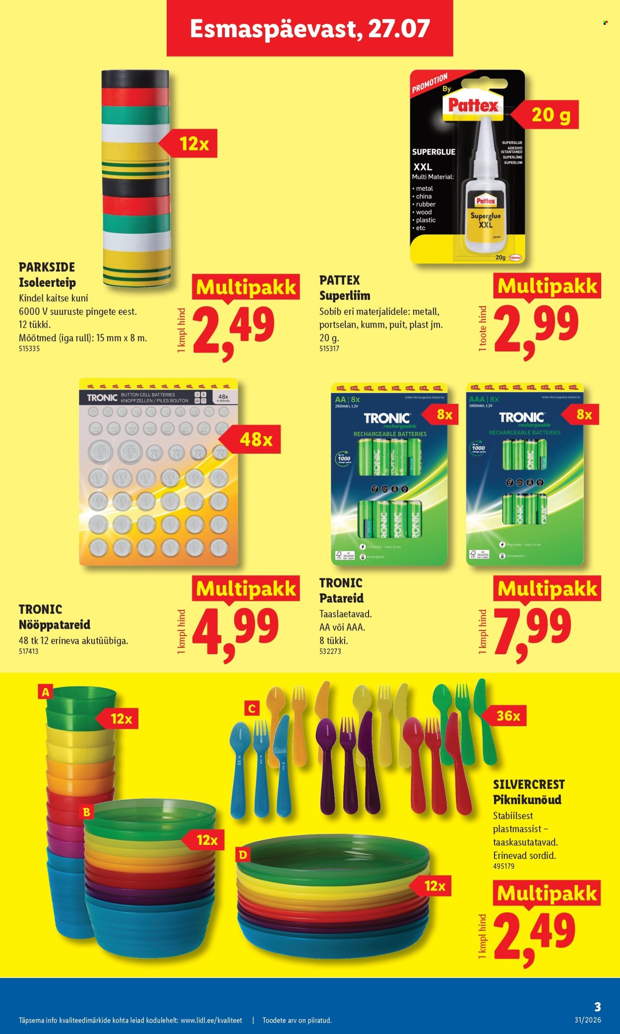 Lidl kliendileht - 27.07.2026 - 02.08.2026. Lehekülg 3