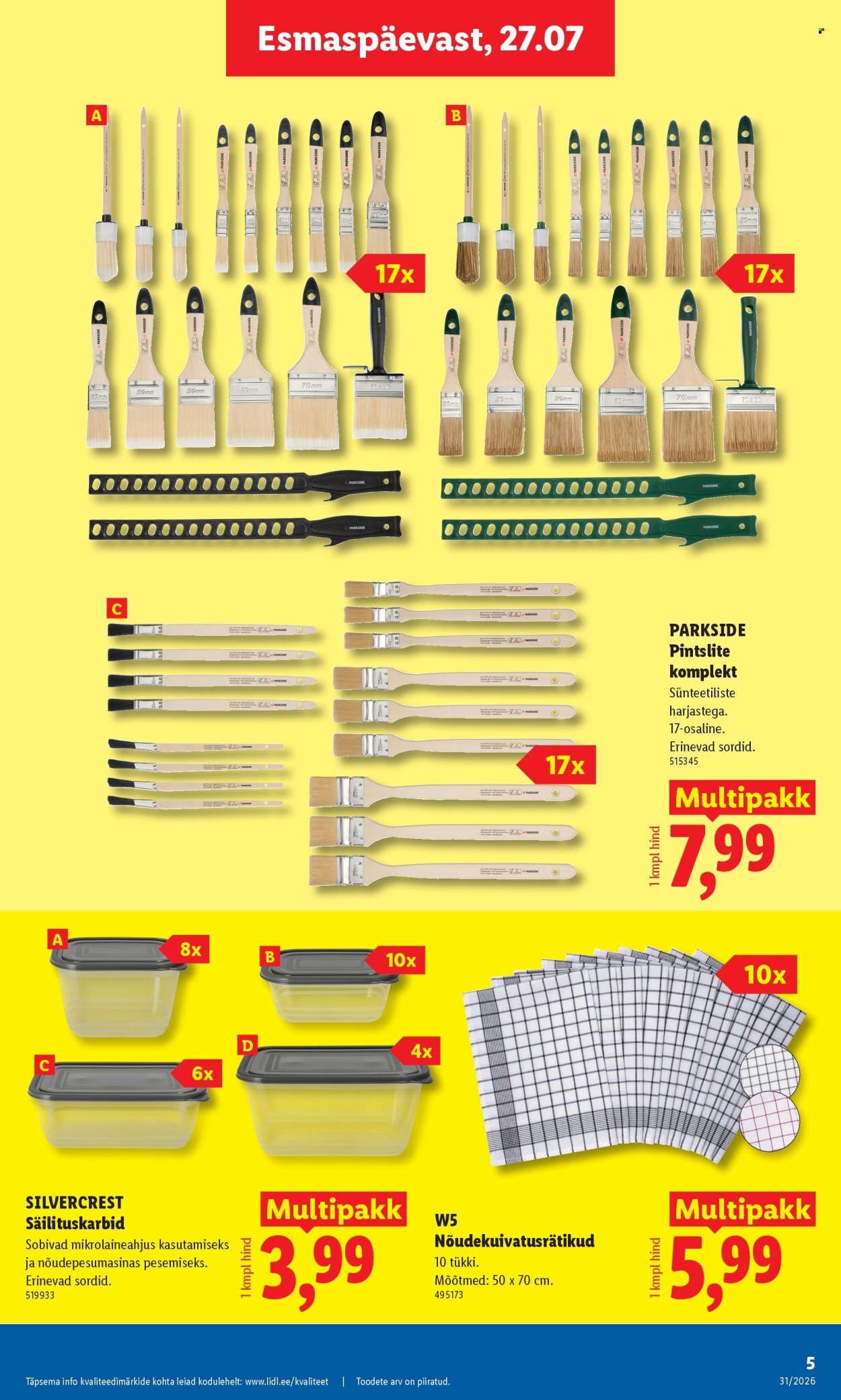 Lidl kliendileht - 27.07.2026 - 02.08.2026. Lehekülg 5