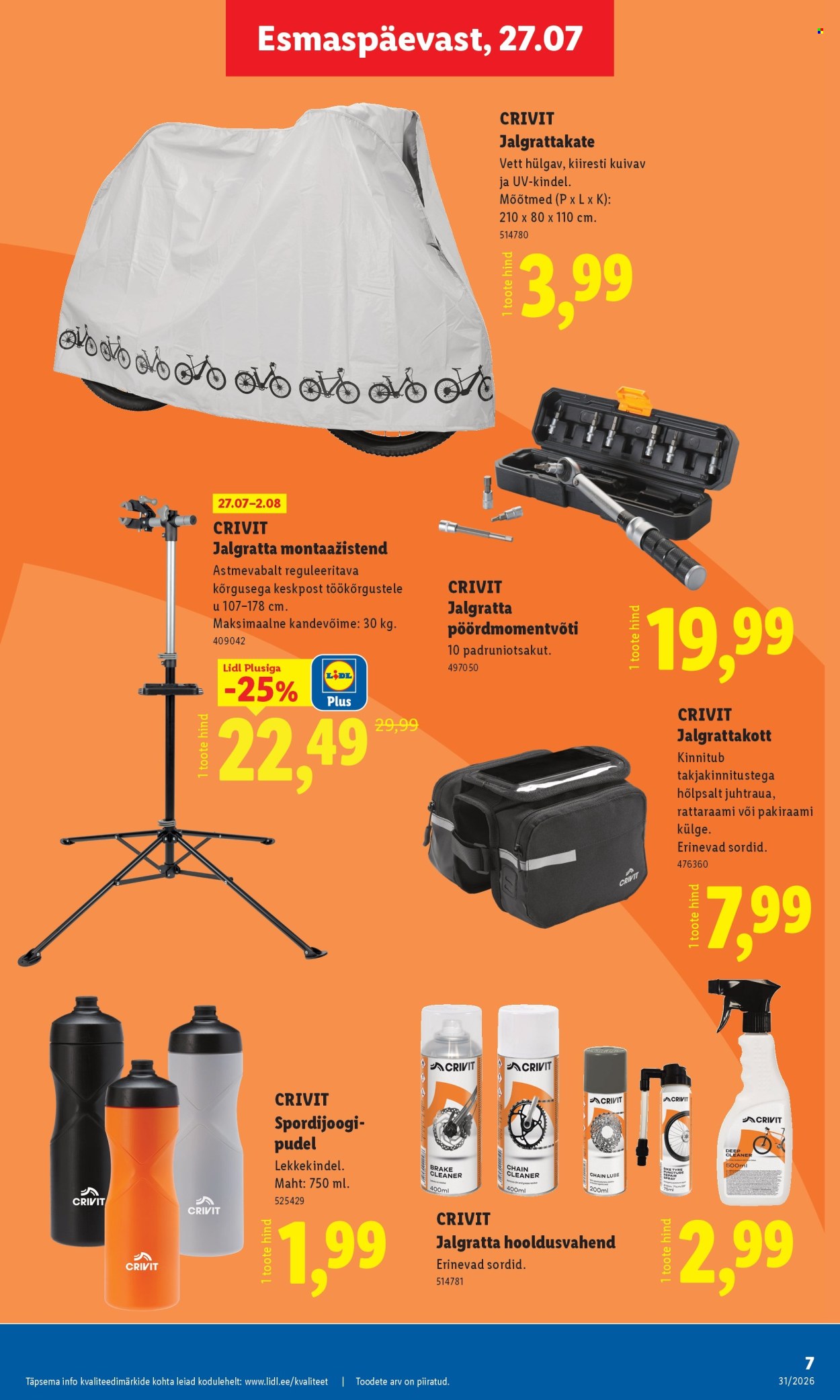 Lidl kliendileht - 27.07.2026 - 02.08.2026. Lehekülg 7