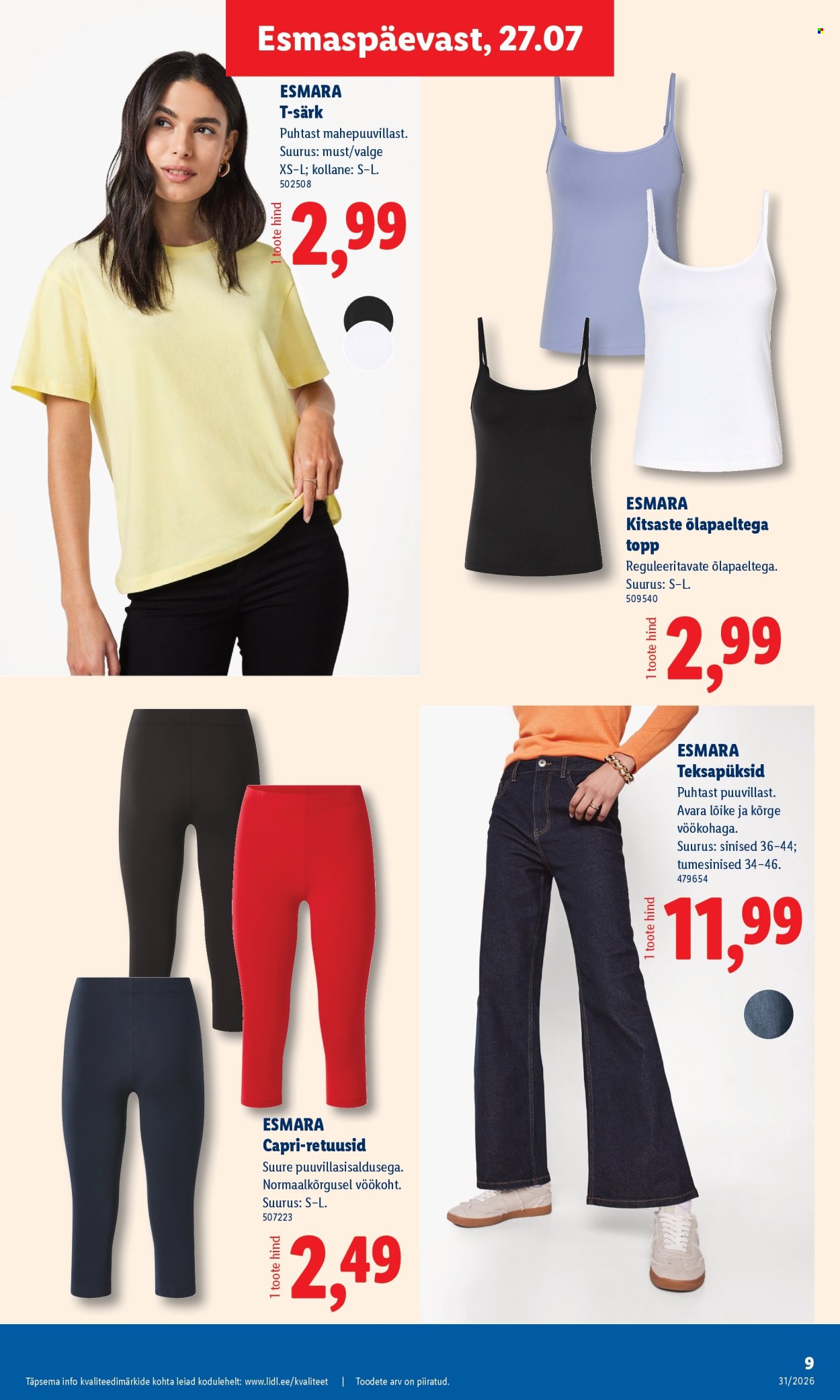 Lidl kliendileht - 27.07.2026 - 02.08.2026. Lehekülg 9