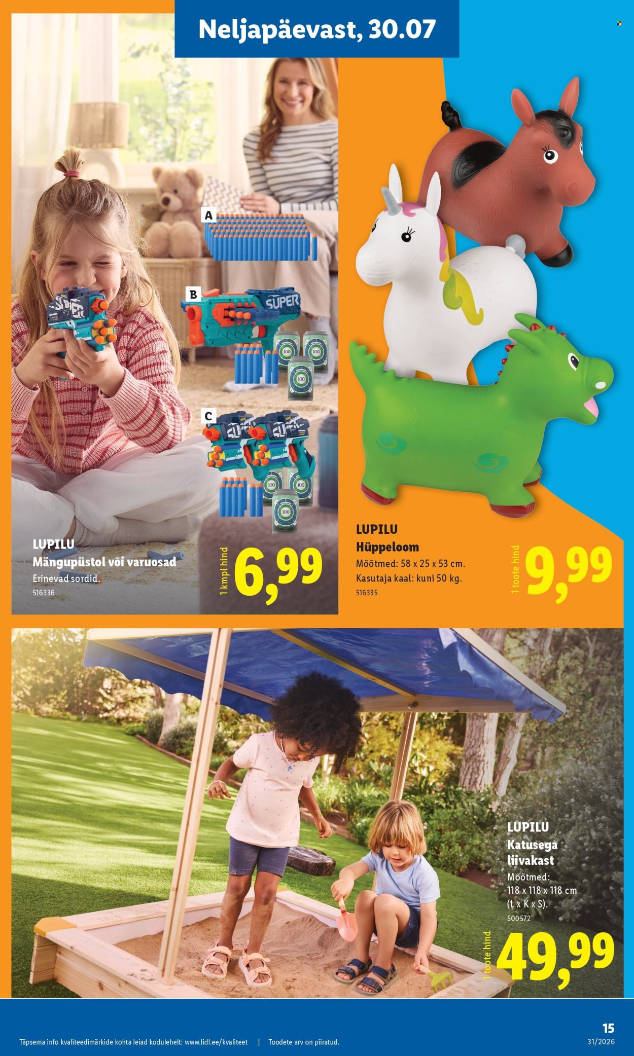 Lidl kliendileht - 27.07.2026 - 02.08.2026. Lehekülg 15