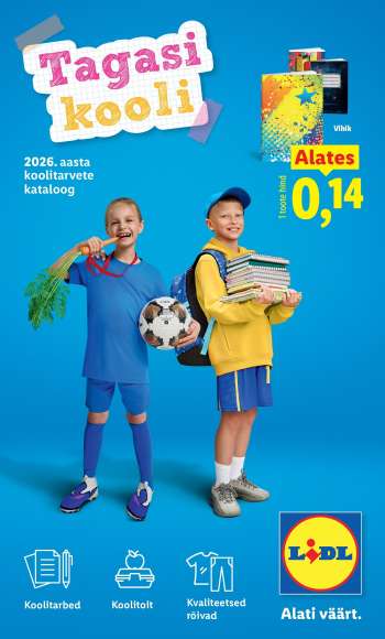 Kaupluse Lidl kliendileht.