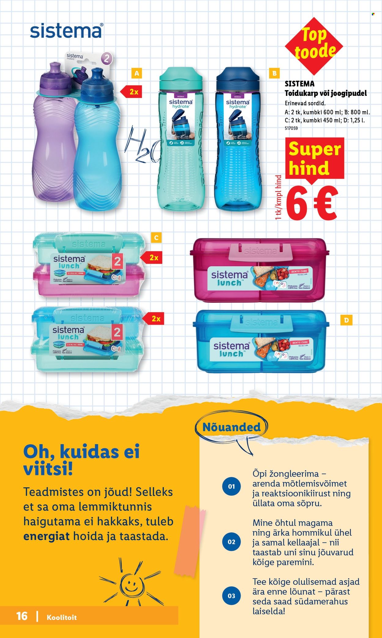 Lidl kliendileht. Lehekülg 16