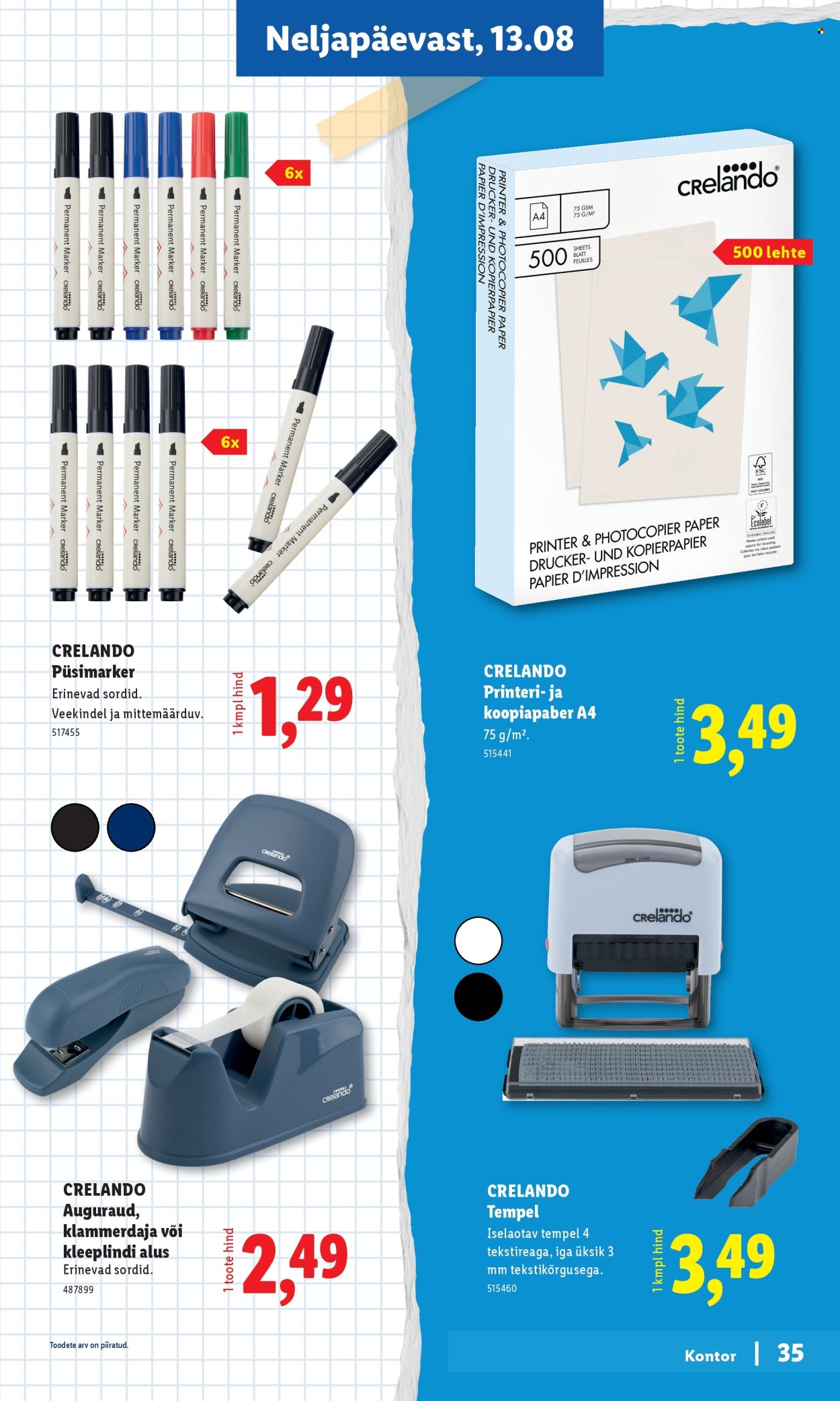 Lidl kliendileht. Lehekülg 35