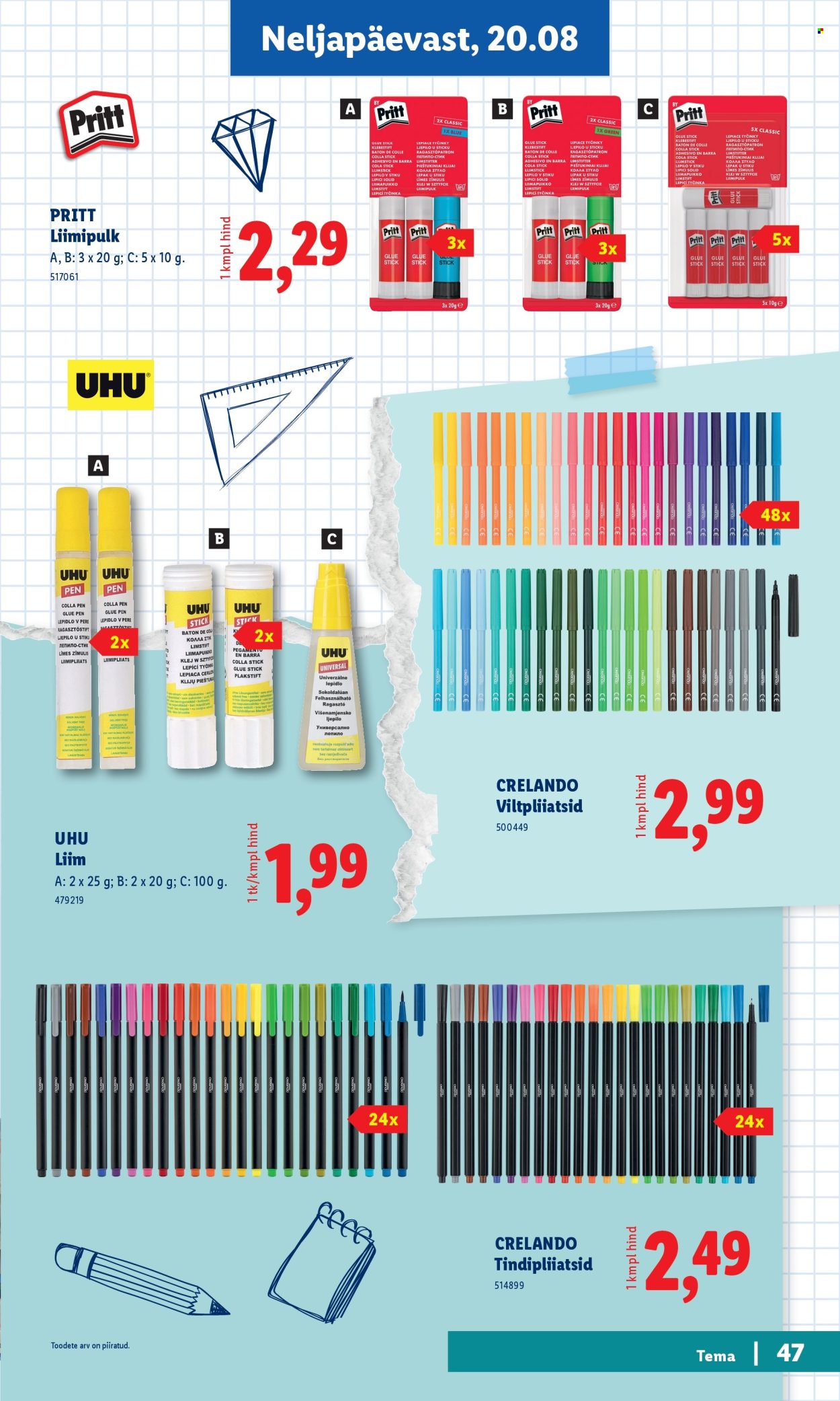 Lidl kliendileht. Lehekülg 47