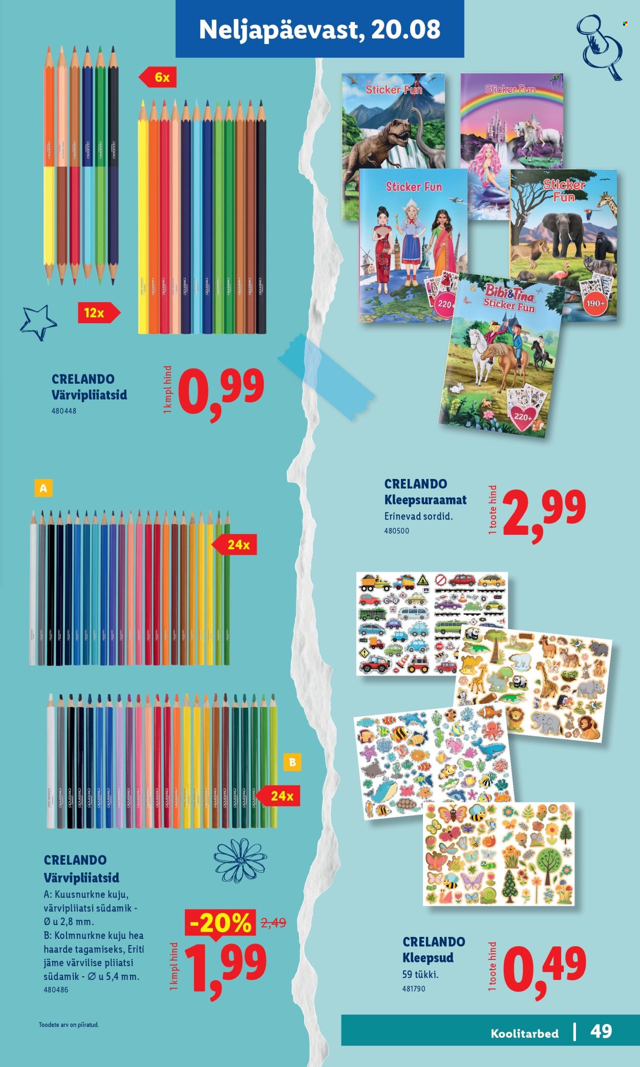 Lidl kliendileht. Lehekülg 49