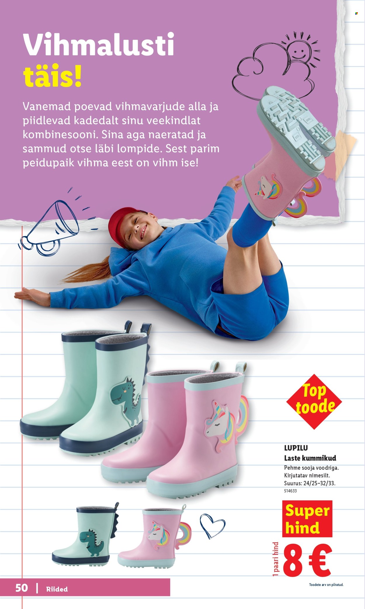 Lidl kliendileht. Lehekülg 50