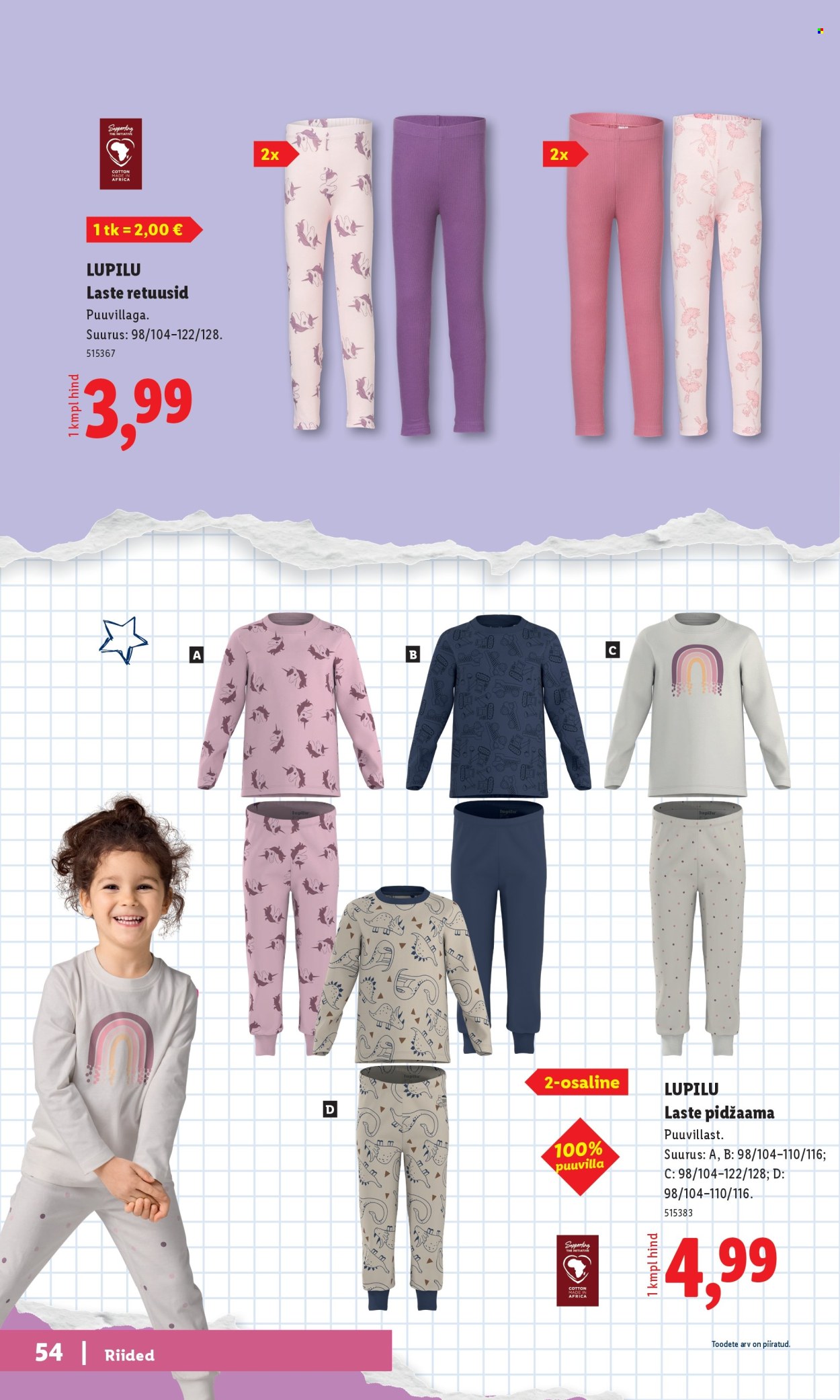 Lidl kliendileht. Lehekülg 54