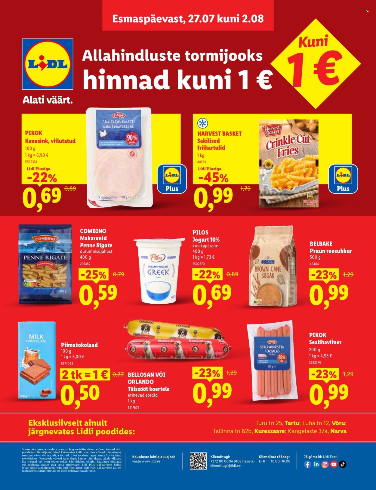 Lidl kliendileht - 27.07.2026 - 02.08.2026. Lehekülg 2