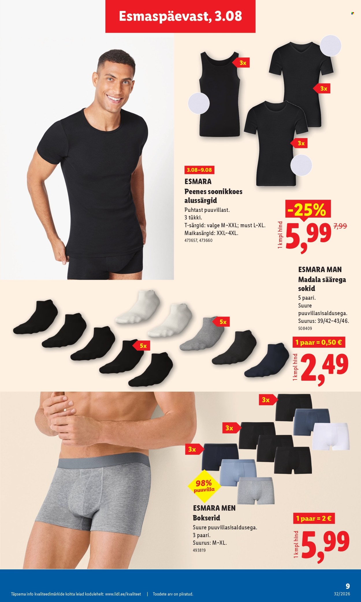 Lidl kliendileht - 03.08.2026 - 09.08.2026. Lehekülg 9
