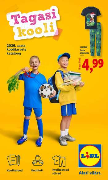 Kaupluse Lidl kliendileht.