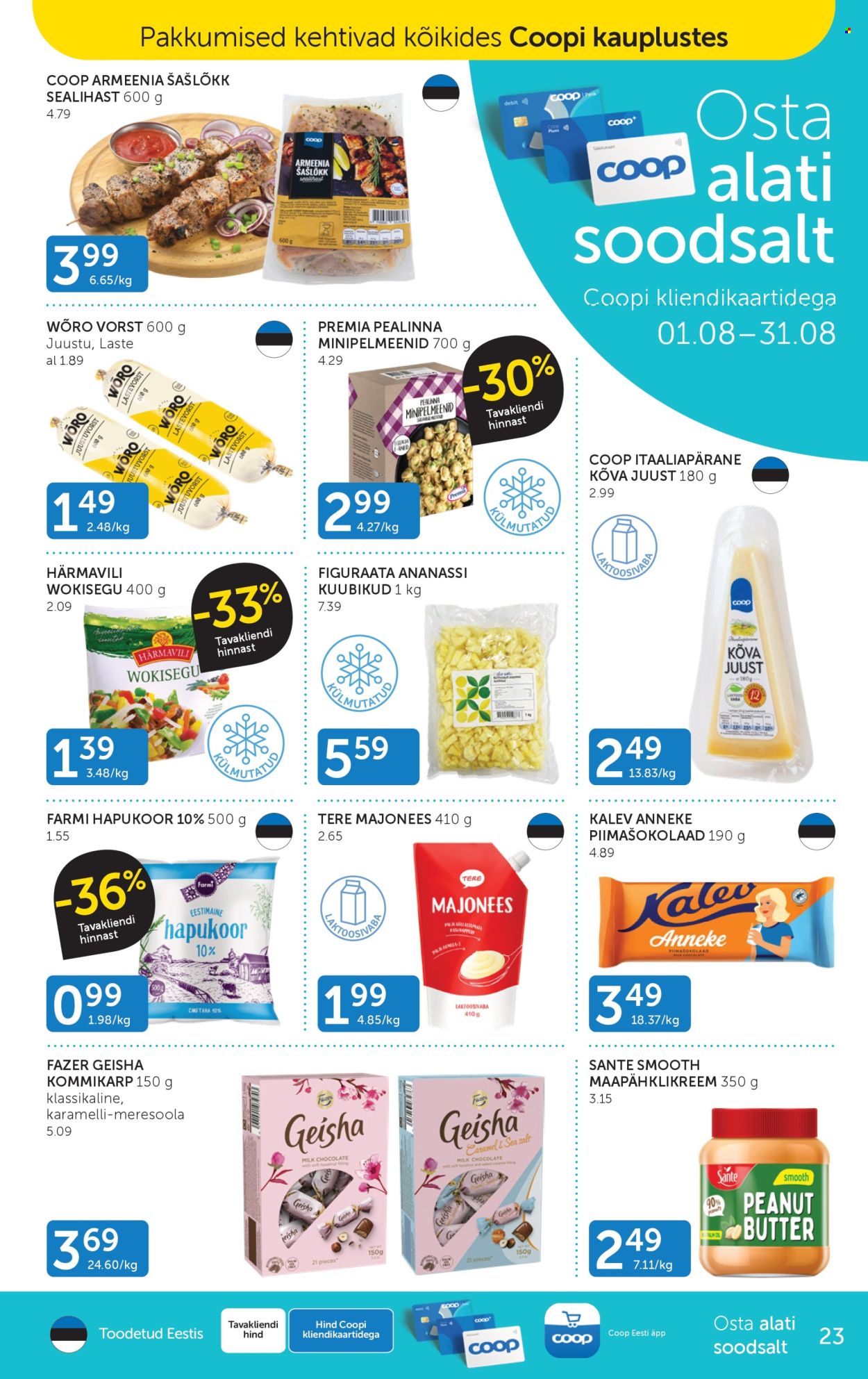 Coop kliendileht - 04.08.2026 - 10.08.2026. Lehekülg 23