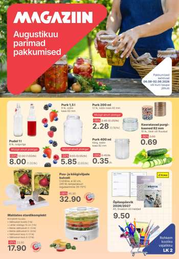 Kaupluse Magaziin kliendileht - 06.08.2026 - 02.09.2026.